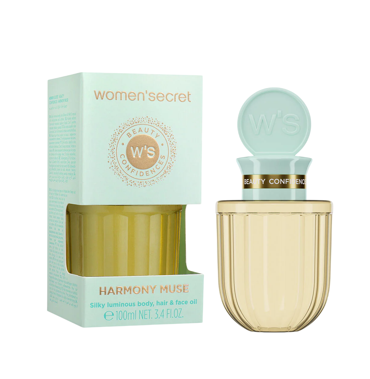 Women`Secret Women`Secret Harmony Muse — Естествен, копринен, флорален масло за тяло за лице, и коса, 100 мл 2