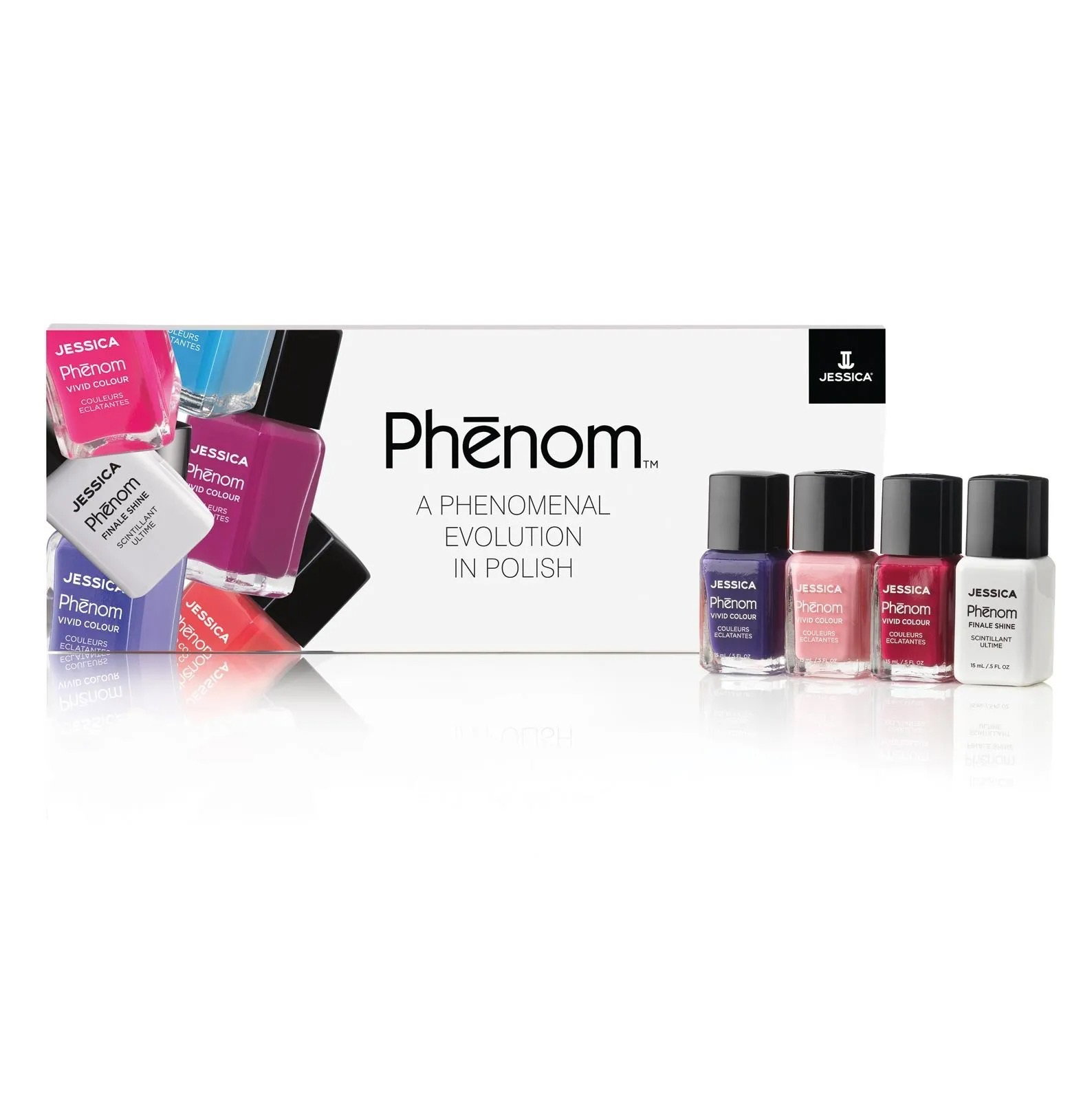Jessica Jessica Phenom Vivid Colour — Лак за нокти, 15 мл КОМПЛЕКТ 3