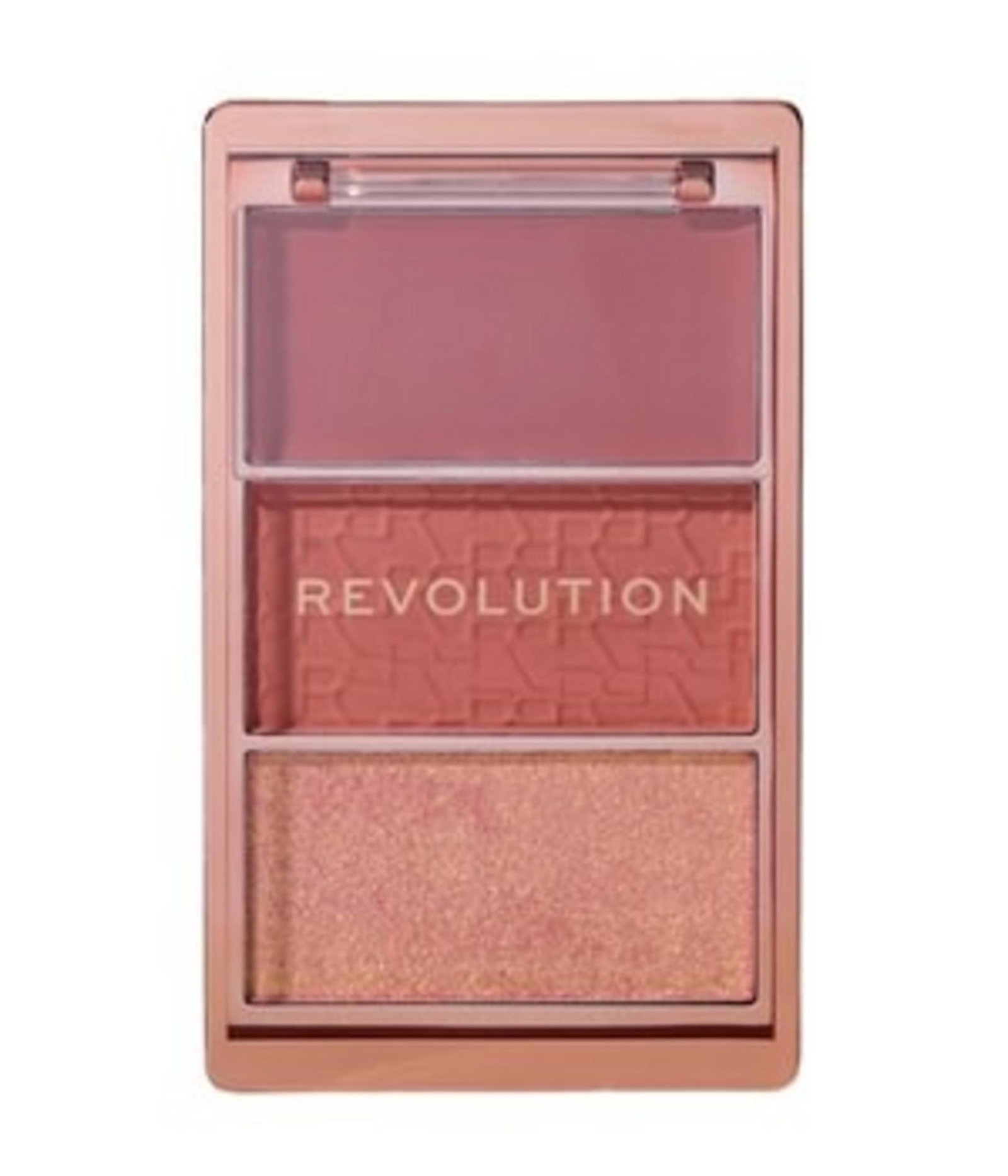 Makeup Revolution Makeup Revolution Icon Matte Blush Highlighter Palette Aura Points Rose — Матов руж, 11.5 г 1