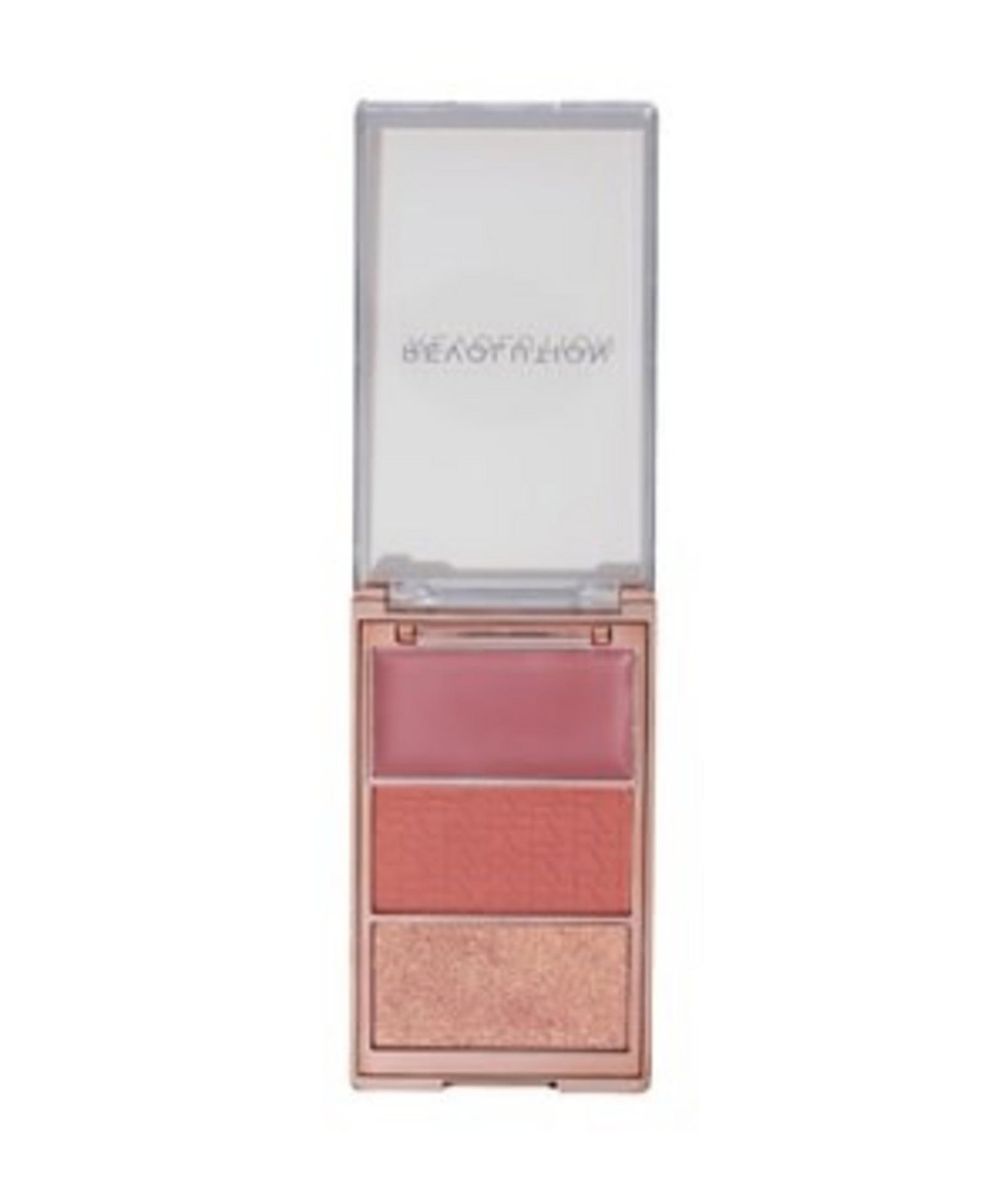 Makeup Revolution Makeup Revolution Icon Matte Blush Highlighter Palette Aura Points Rose — Матов руж, 11.5 г 2