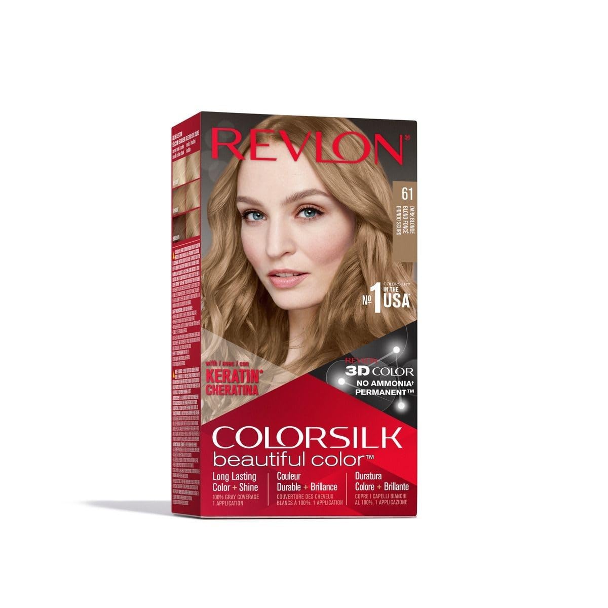 Revlon Revlon Colorsilk — Боя за коса, 130 мл — 61 Dark Blonde 1
