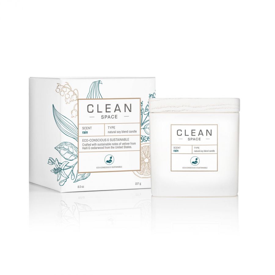 Clean Clean Rain — Ароматна свещ, 227 г 2