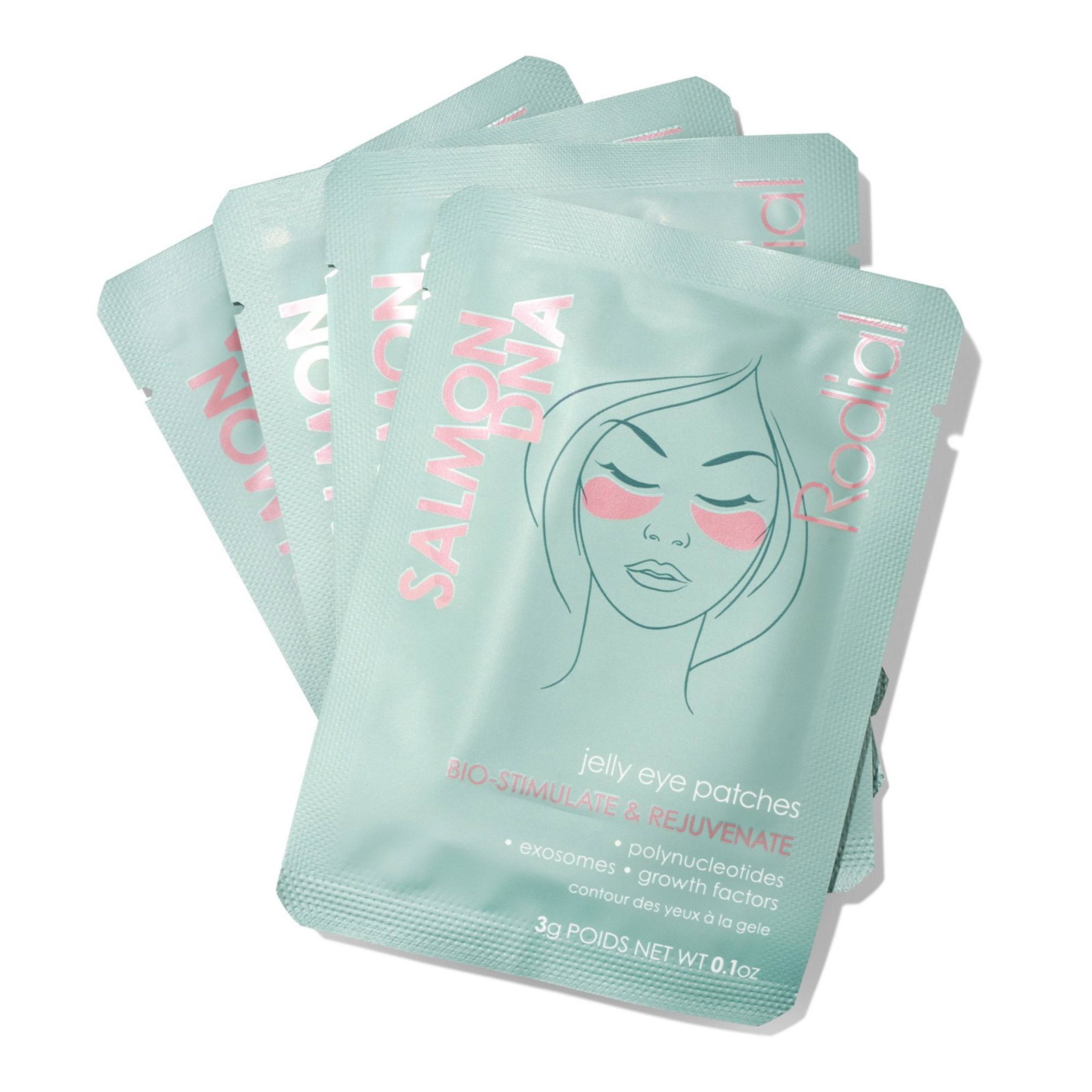 Rodial Rodial Salmon Jelly — Озаряващи околоочни лепенки за околоочен контур, 4 бр. 1
