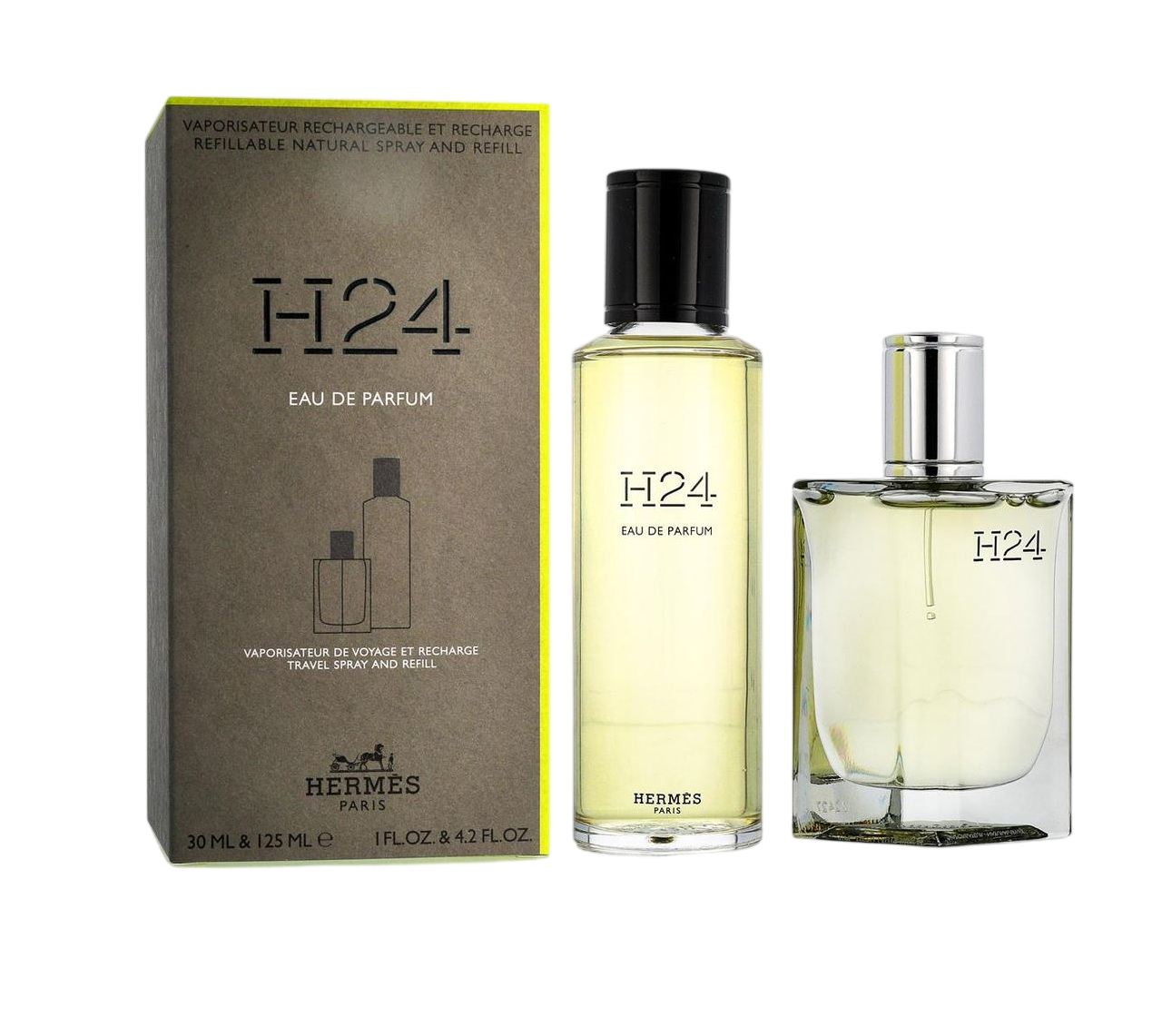 Hermes Hermes Set Hermes: H24 30 ml + H24 Refill Refillable 30 мл - Парфюмна Вода за Мъже 1