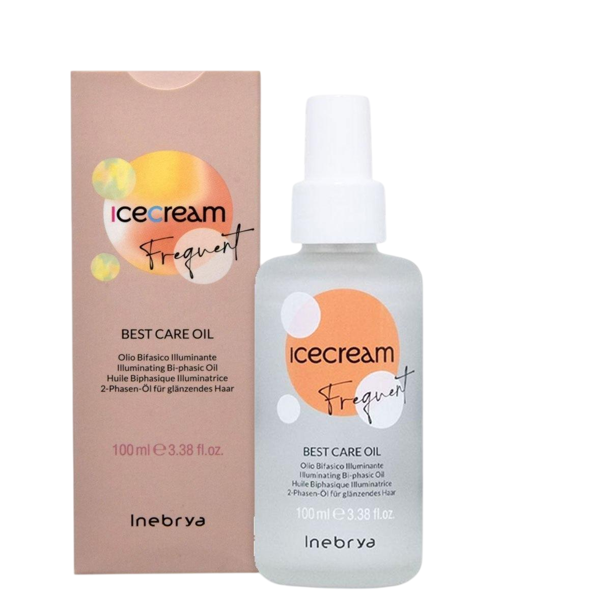 Inebrya Inebrya Ice Cream Frequent Treatment Frizz Control — Контролиращо на заплитането масло за коса за ��секи тип, 100 мл 2