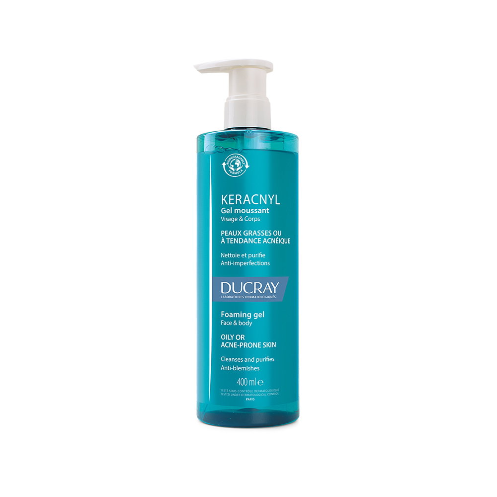 Ducray Ducray Keracnyl Anti-Acnee Cleansing Gel For Face & Body 400 мл 1