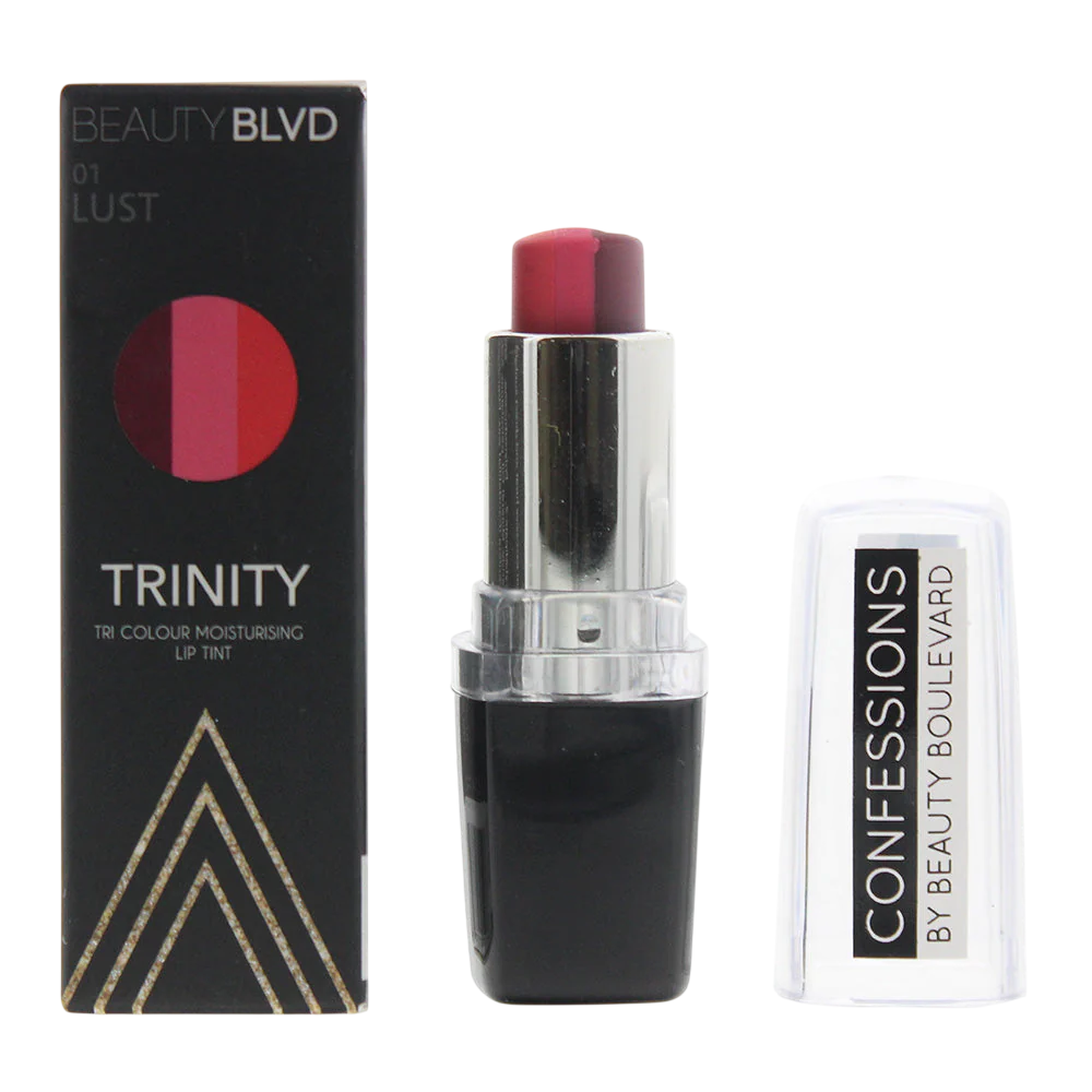 Beauty Blvd Beauty Blvd Trinity Tri Colour — Хидратиращо кремообразно червило, 8 г — 01 Lust 1