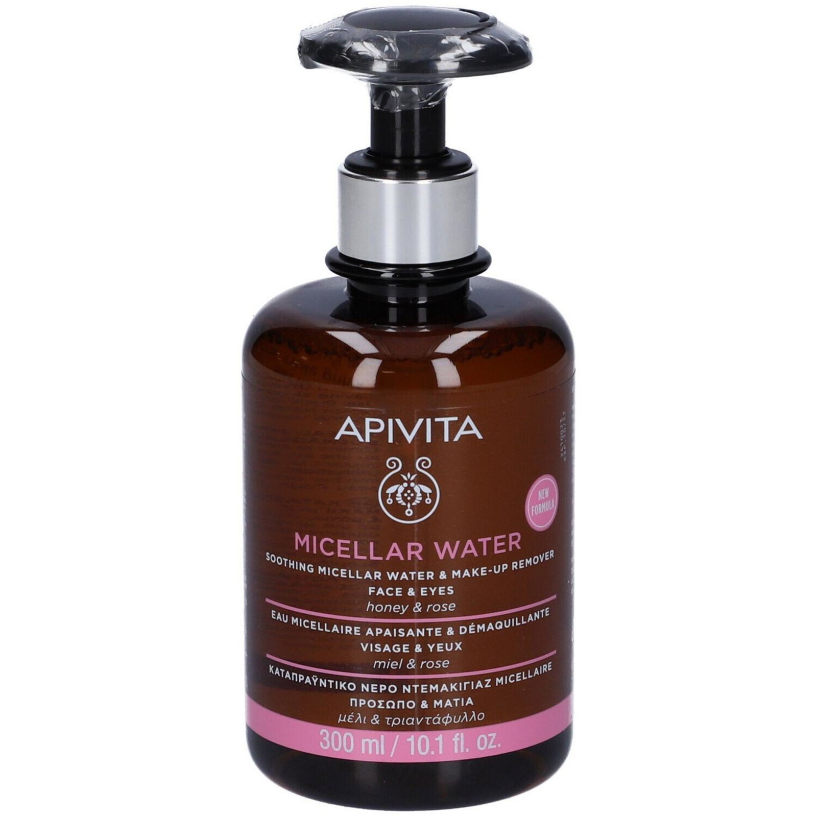 Apivita Apivita Micellar Water Cleansing & Refreshing — Почистваща и освежаваща мицеларна вода за чувствителна кожа, 300 мл 1
