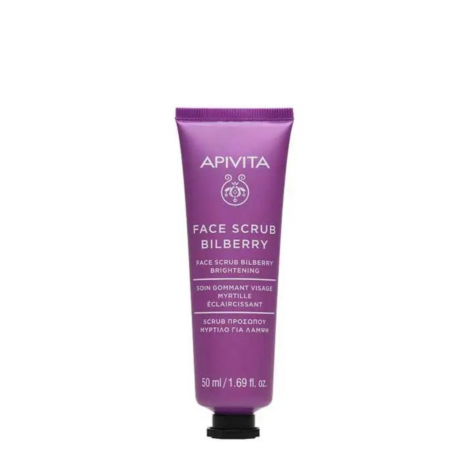 Apivita Apivita Bilberry Brightening & Exfoliating Cleansing — Озаряващ и ексфолиращ ексфолиант, 50 мл 1