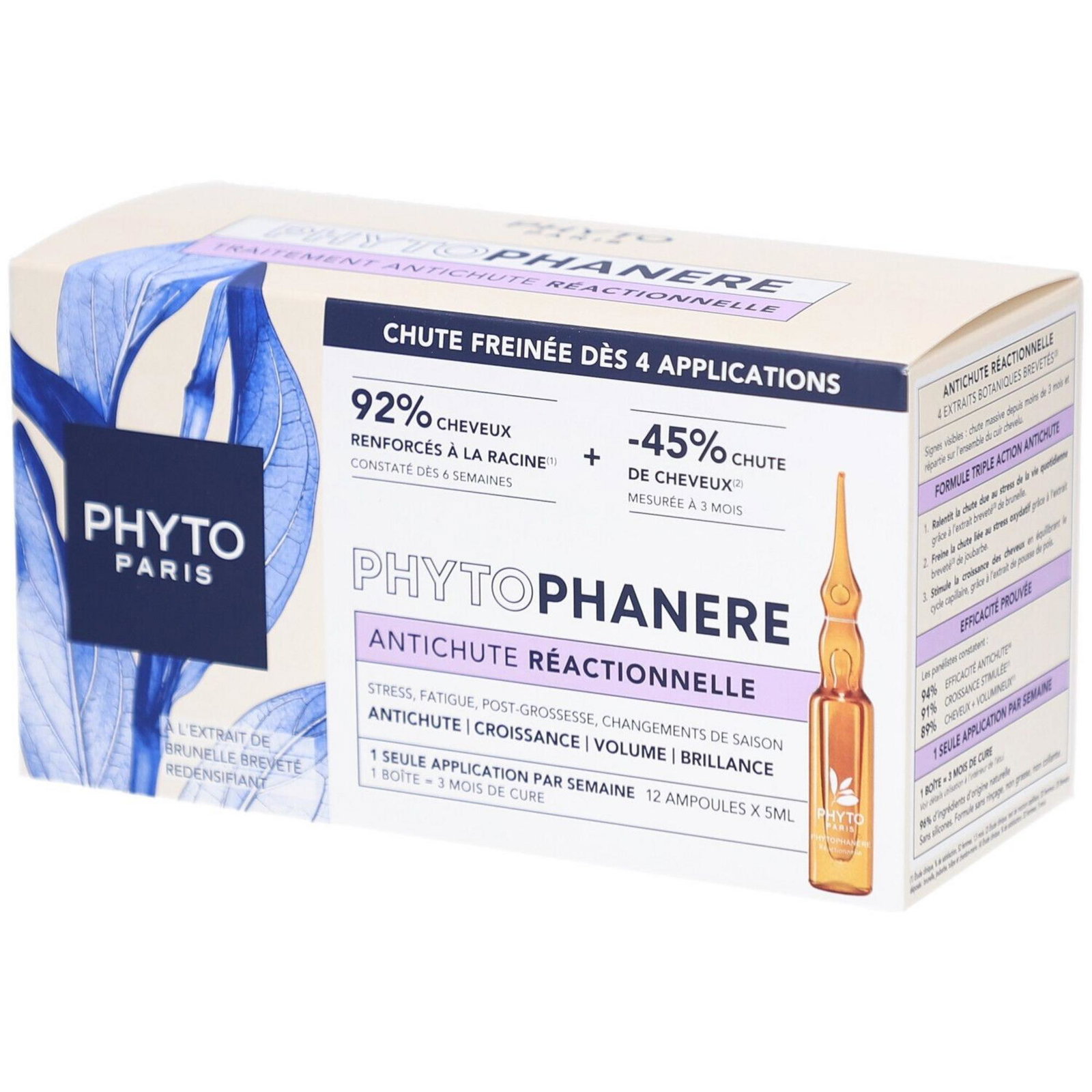 Phyto Phyto Phytophanère — Серум против косопад и за растеж на коса, 12 бр. 1