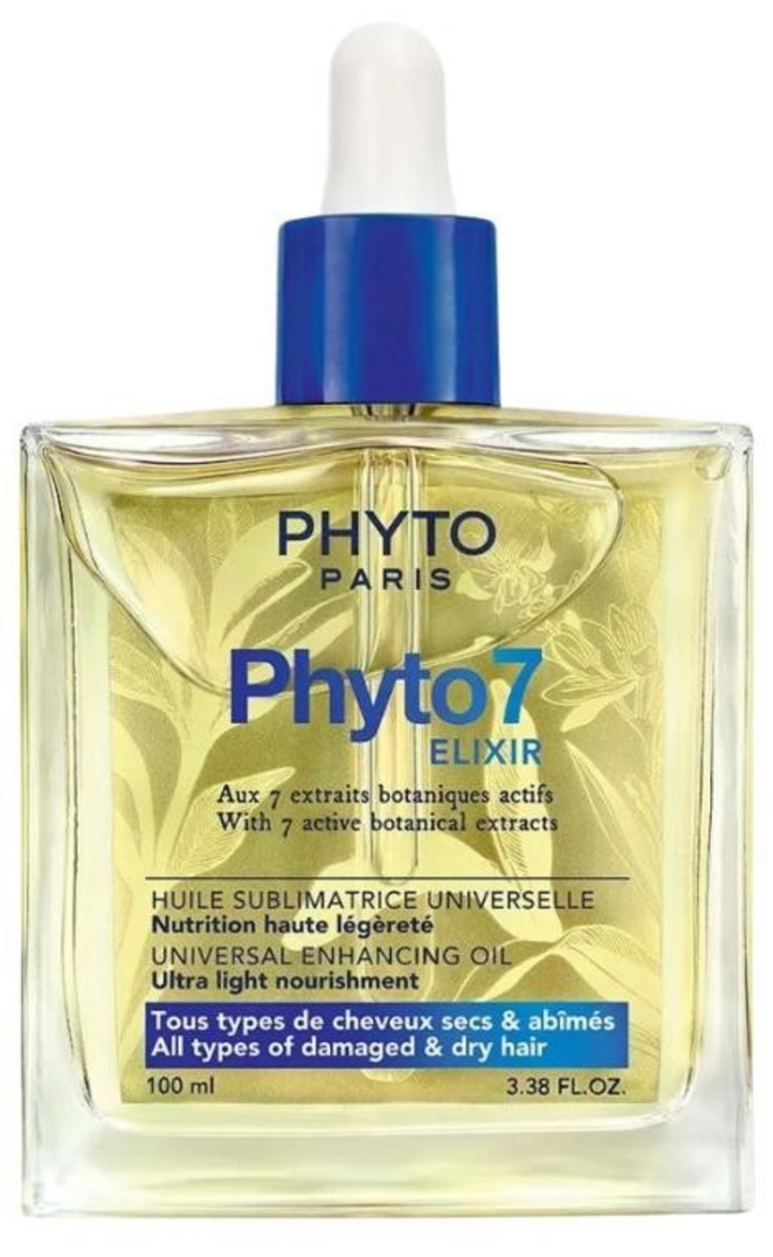 Phyto Phyto 7 — Подхранващо и хидратиращо масло за коса, 100 мл 1