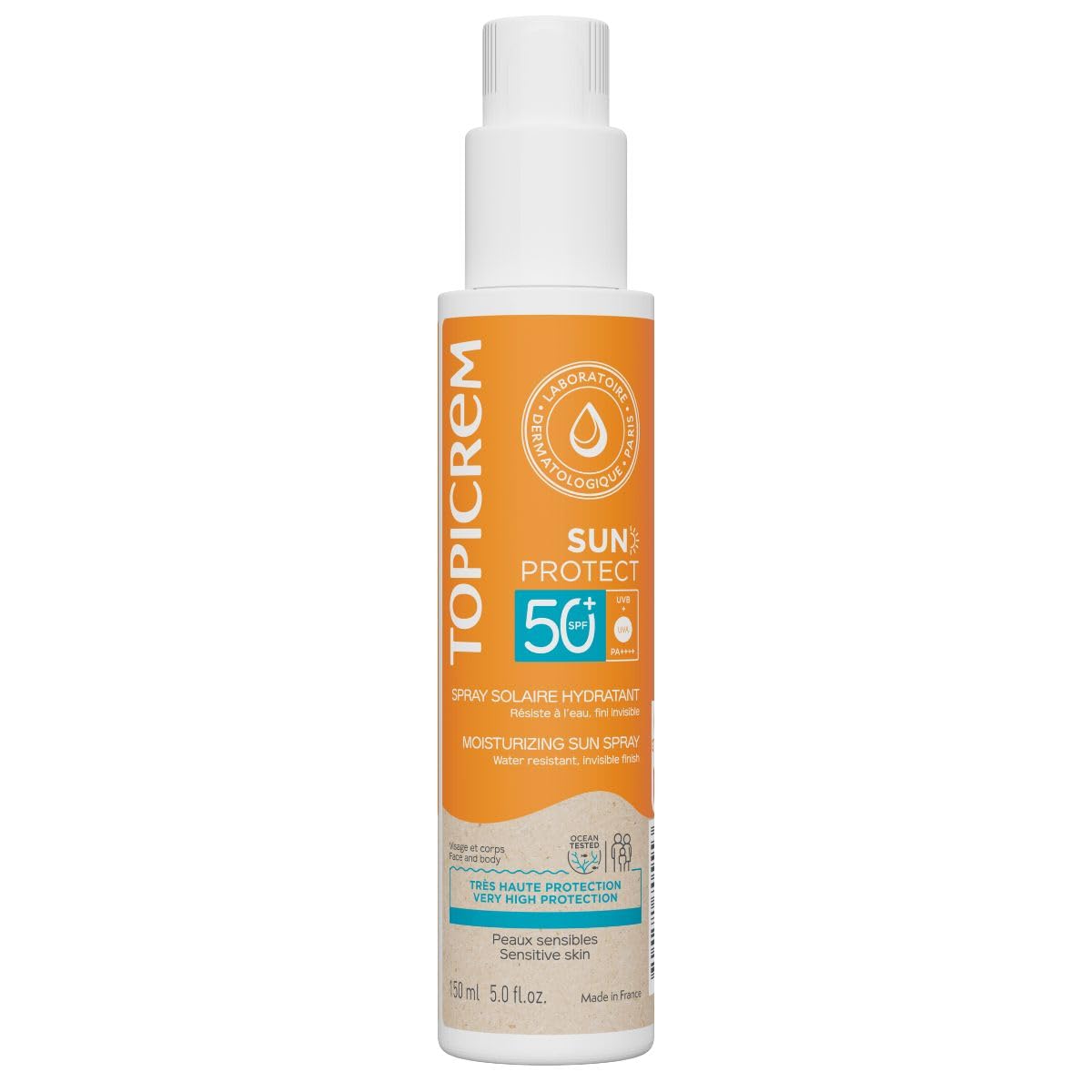 Topicrem Topicrem Sun Protect — Хидратиращ и защитен слънцезащитен крем с SPF 50, 150 мл 1