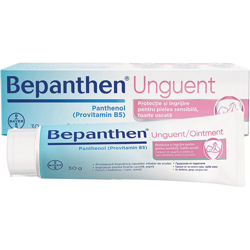 Bayer Bayer Panthenol Anti-Irritation Cream Nappy Area — Успокояващ крем за раздразнена кожа, 100 мл 1
