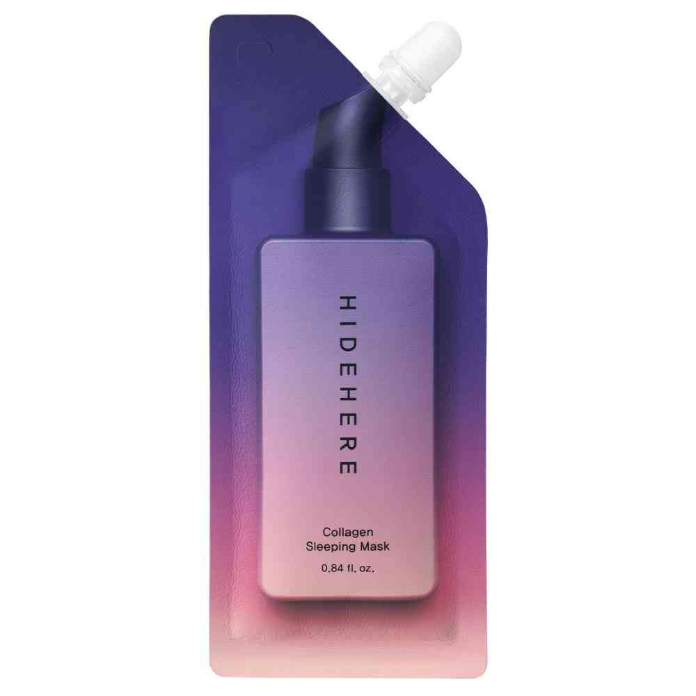HideHere HideHere Collagen Sleeping Mask — Хидратираща и подхранваща маска за лице нощна за, 25 мл 1