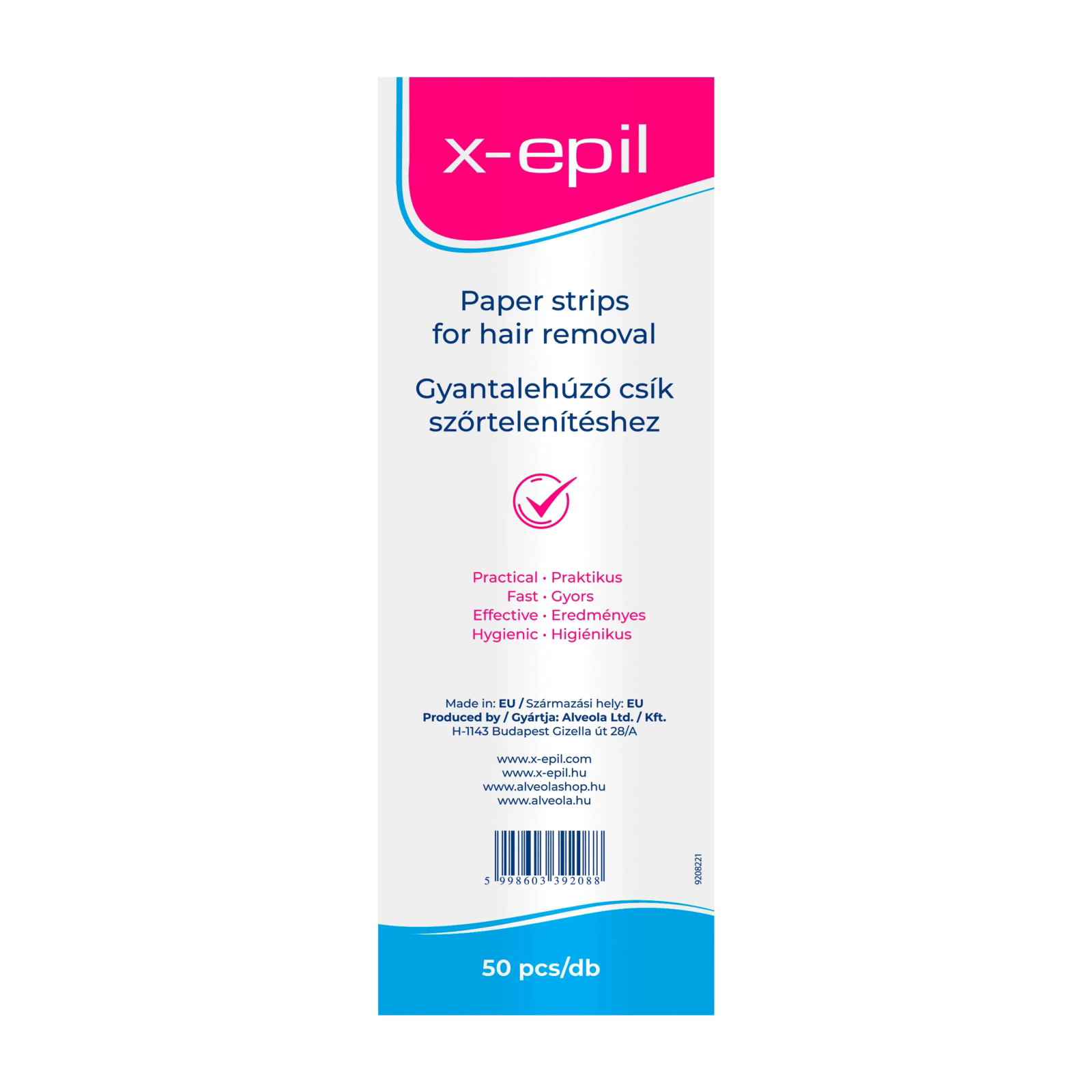X-Epil X-Epil Silky Finish Hair Removal Wax Strips 50 pcs 1