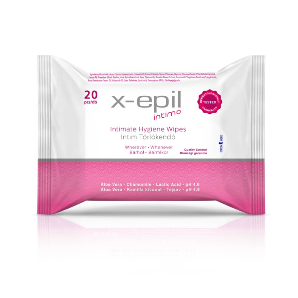 X-Epil X-Epil Intimate Hygiene — Кърпички, 20 бр. 1