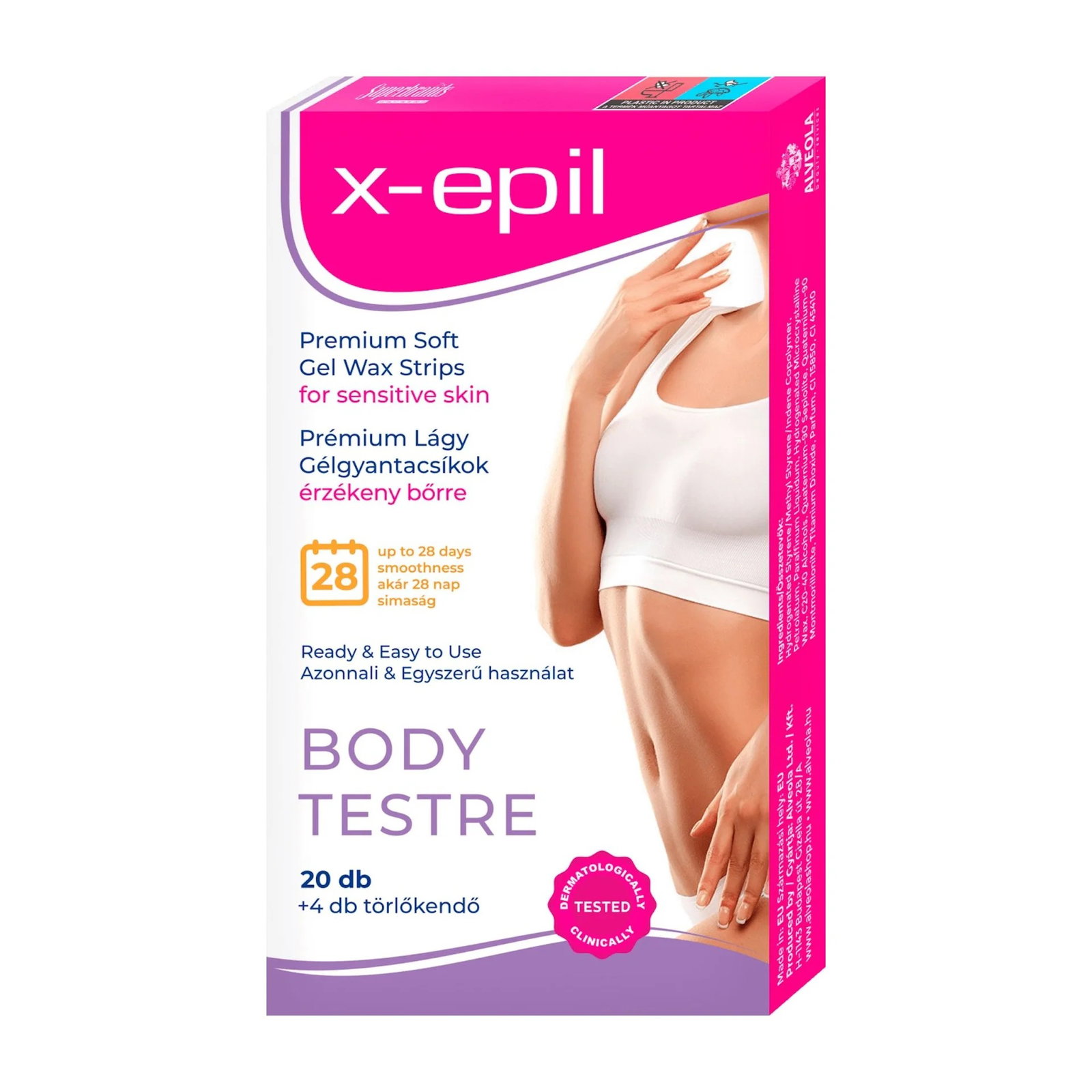 X-Epil X-Epil Premium Soft Silky Finish Hair Removal Wax Strips 20 pcs 1