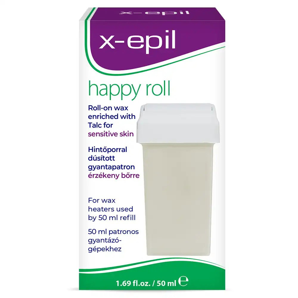 X-Epil X-Epil Happy Roll Talc Silky Finish Depilatory Wax Body 50 мл 1
