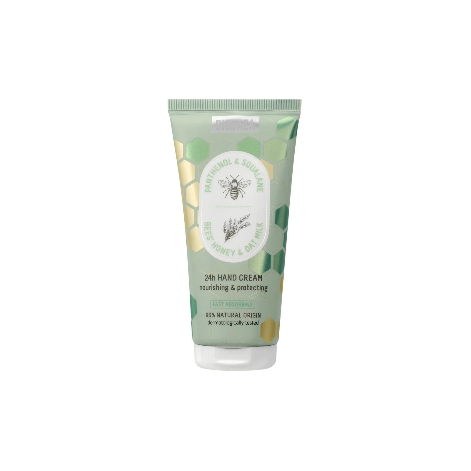 Biobaza Biobaza Bee's Honey & Oat Milk Hydrating & Protecting — Хидратиращ и защитен крем за ръце, 50 мл 1
