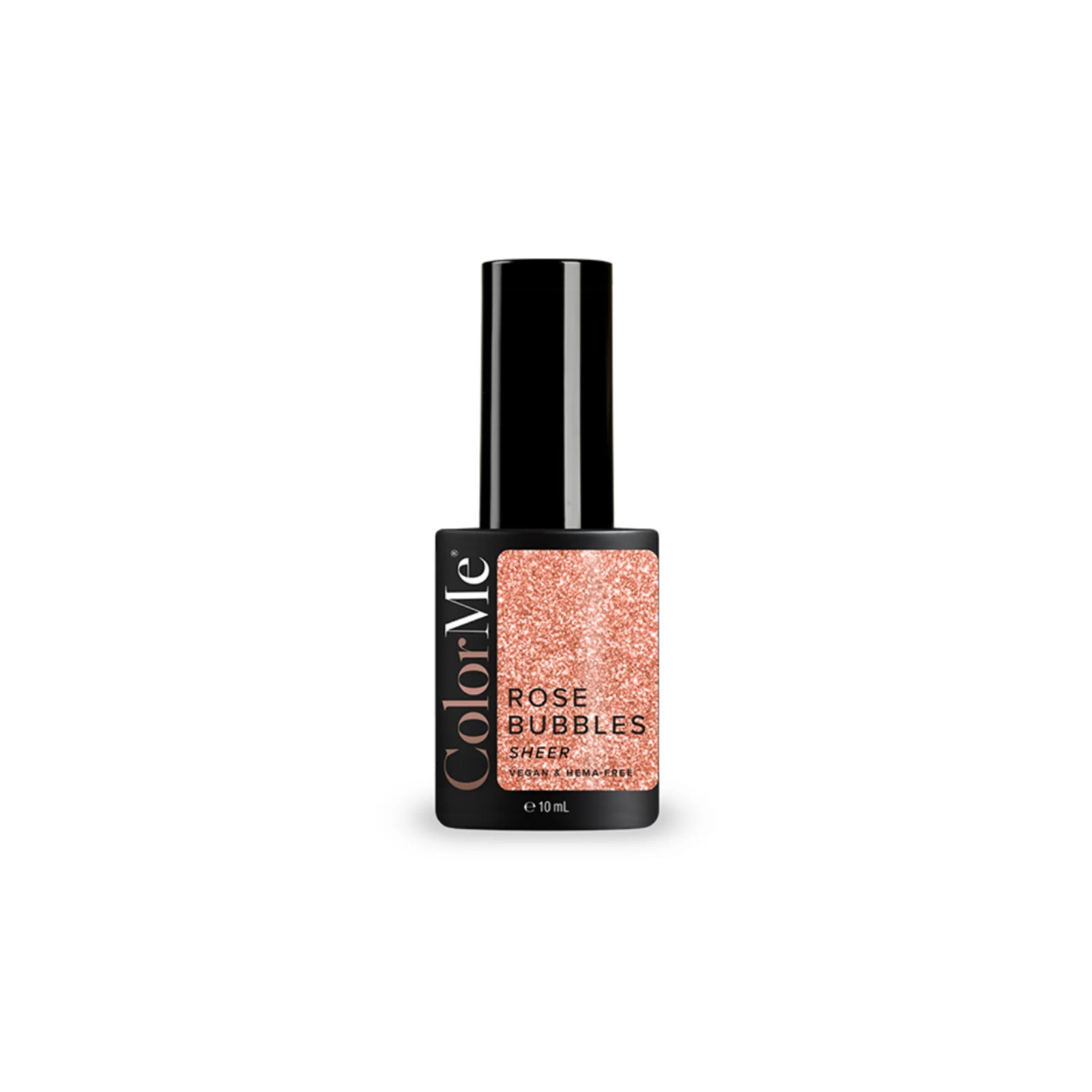 ColorMe Cosmetics ColorMe Cosmetics Rose Bubbles Sheer Semi-Permanent — Лак за нокти прозрачен, 10 мл 1