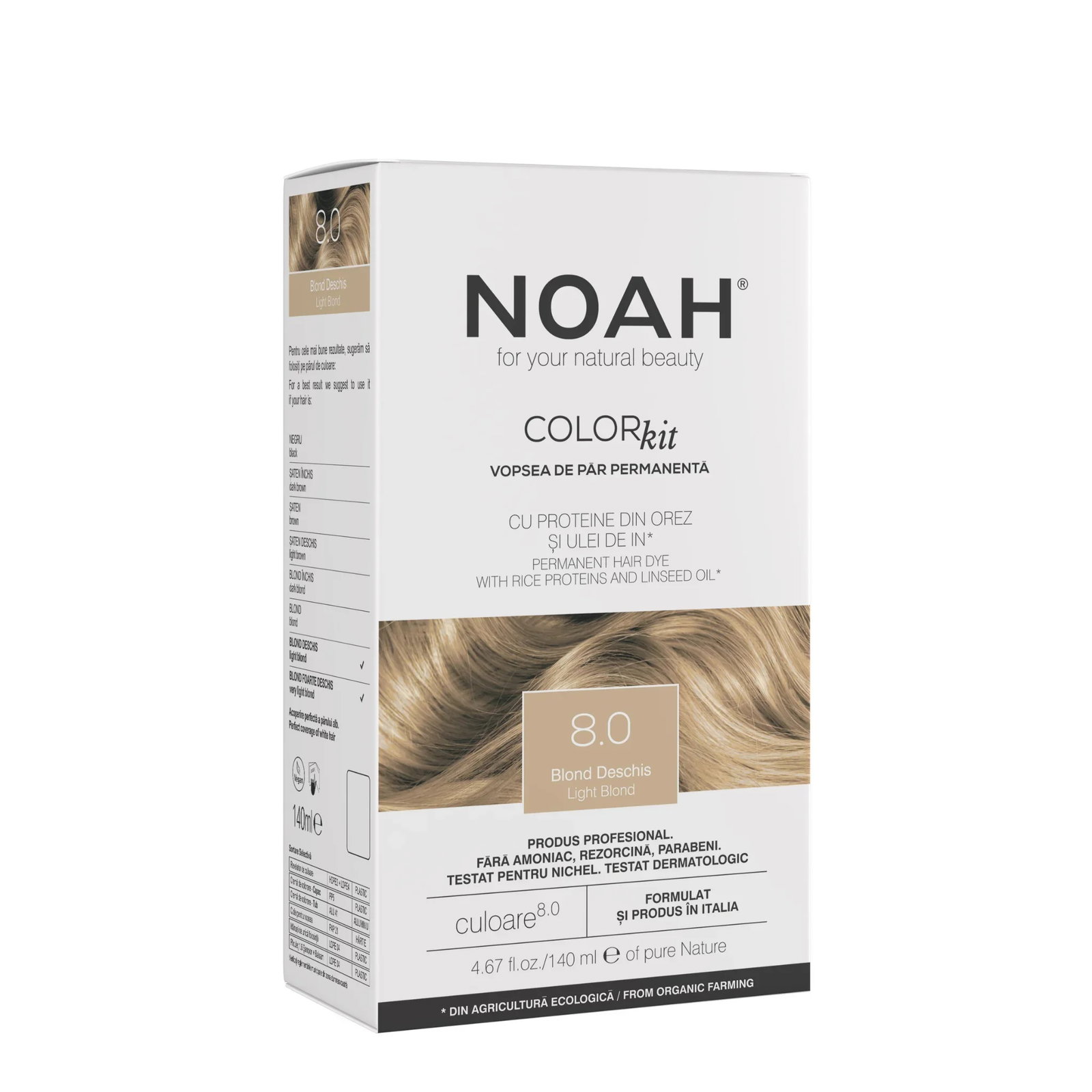 Noah Noah — Боя за коса, 140 мл — 8.0 Light Blonde 1