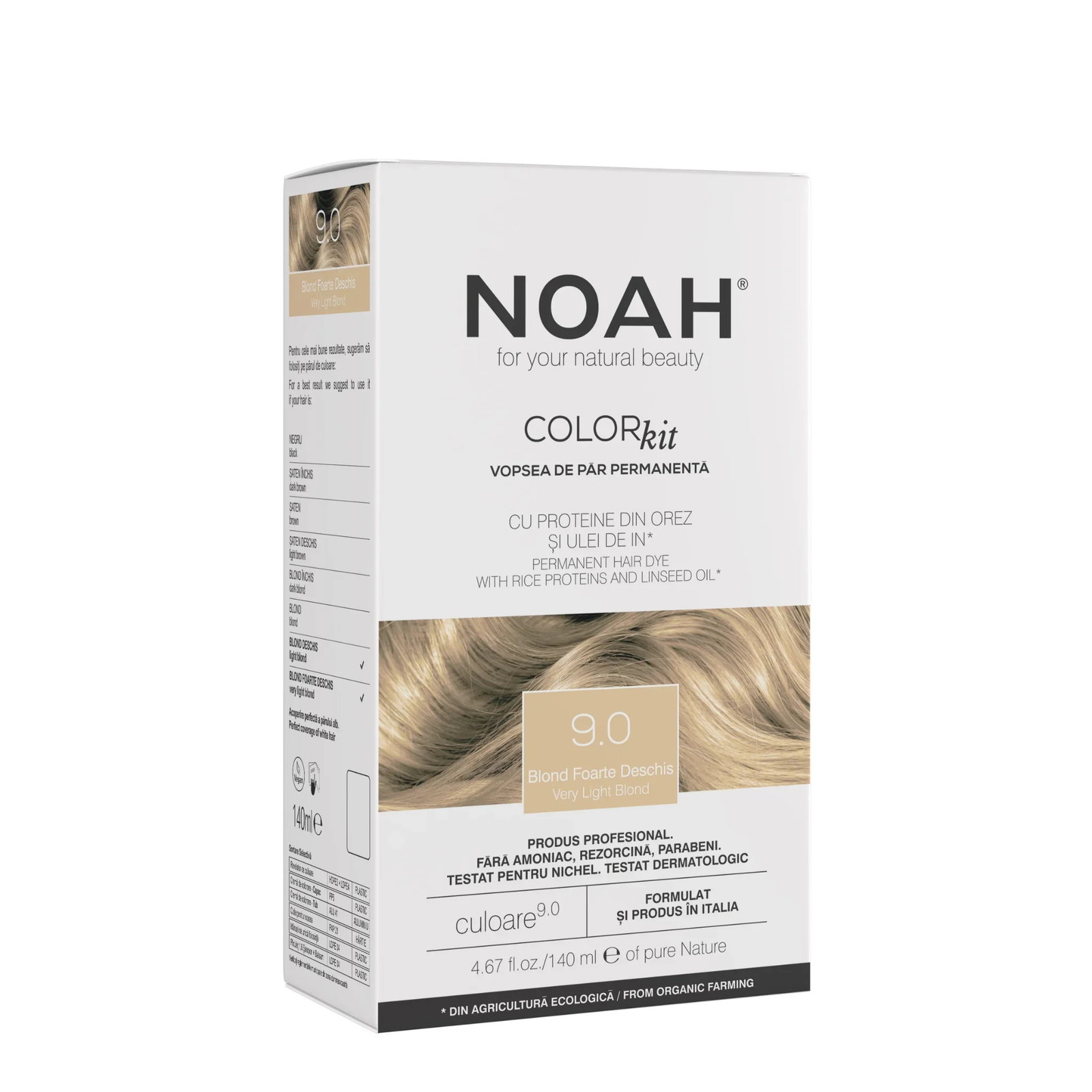 Noah Noah — Боя за коса, 140 мл — 9.0 Very Light Blond 1