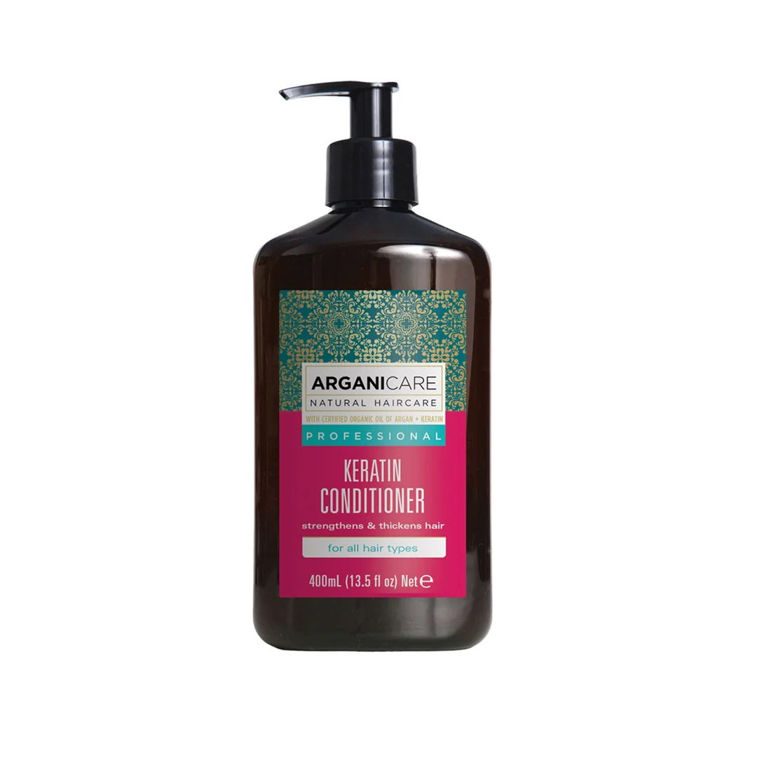 Arganicare Arganicare Keratin Hair — Подхранващ и укрепващ балсам за коса, 400 мл 1