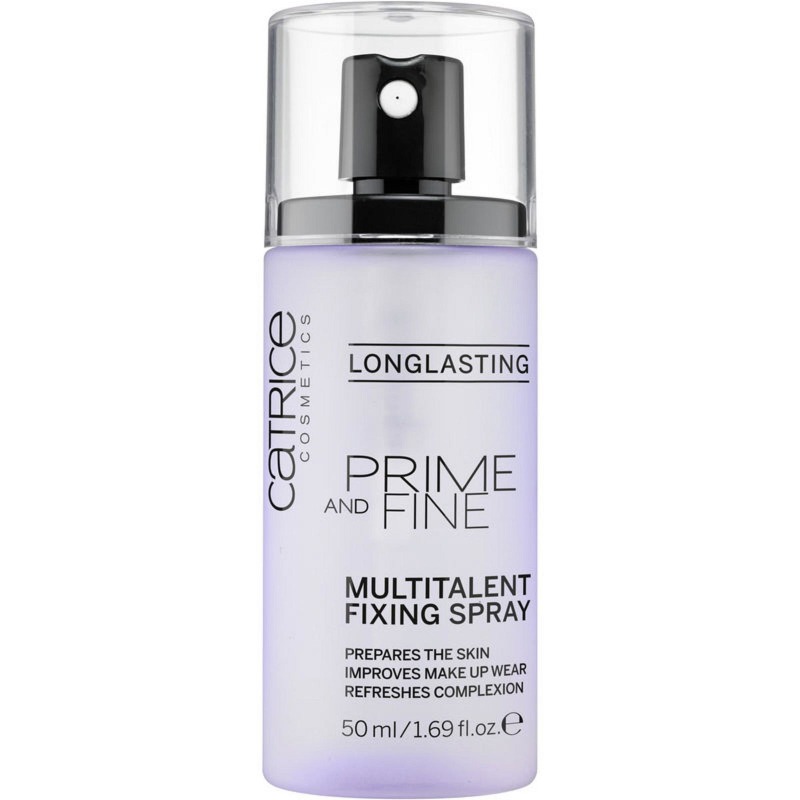 Catrice Catrice Prime And Fine Multitalent Long Lasting Makeup Fixer — Дълготраен спрей за фиксиране на грим, 50 мл 3