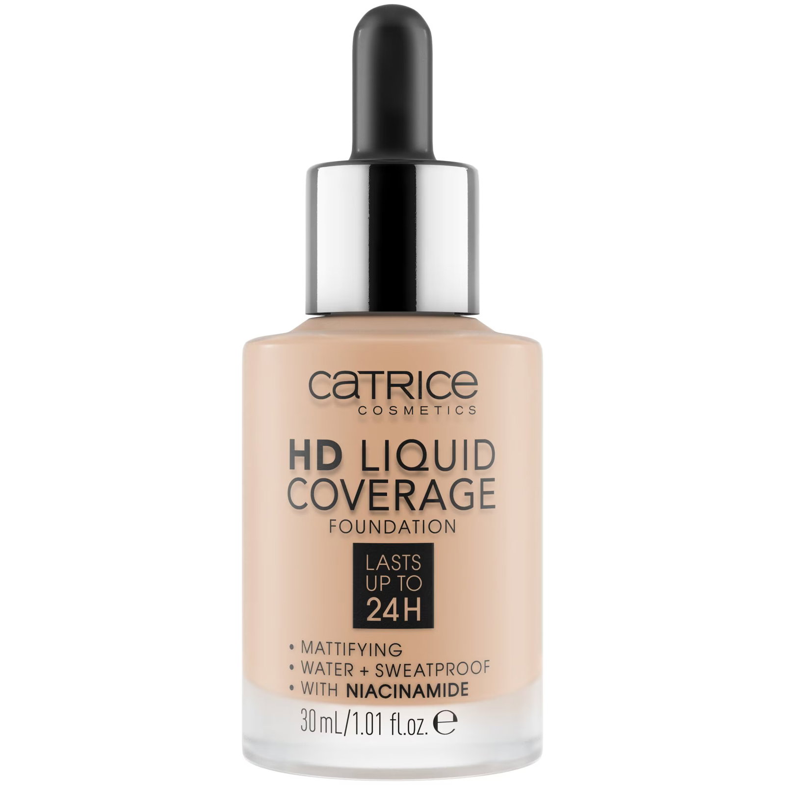 Catrice Catrice HD Vegan Matte — Матиращ течен фон дьо тен, 30 мл — 046 Camel Beige 1