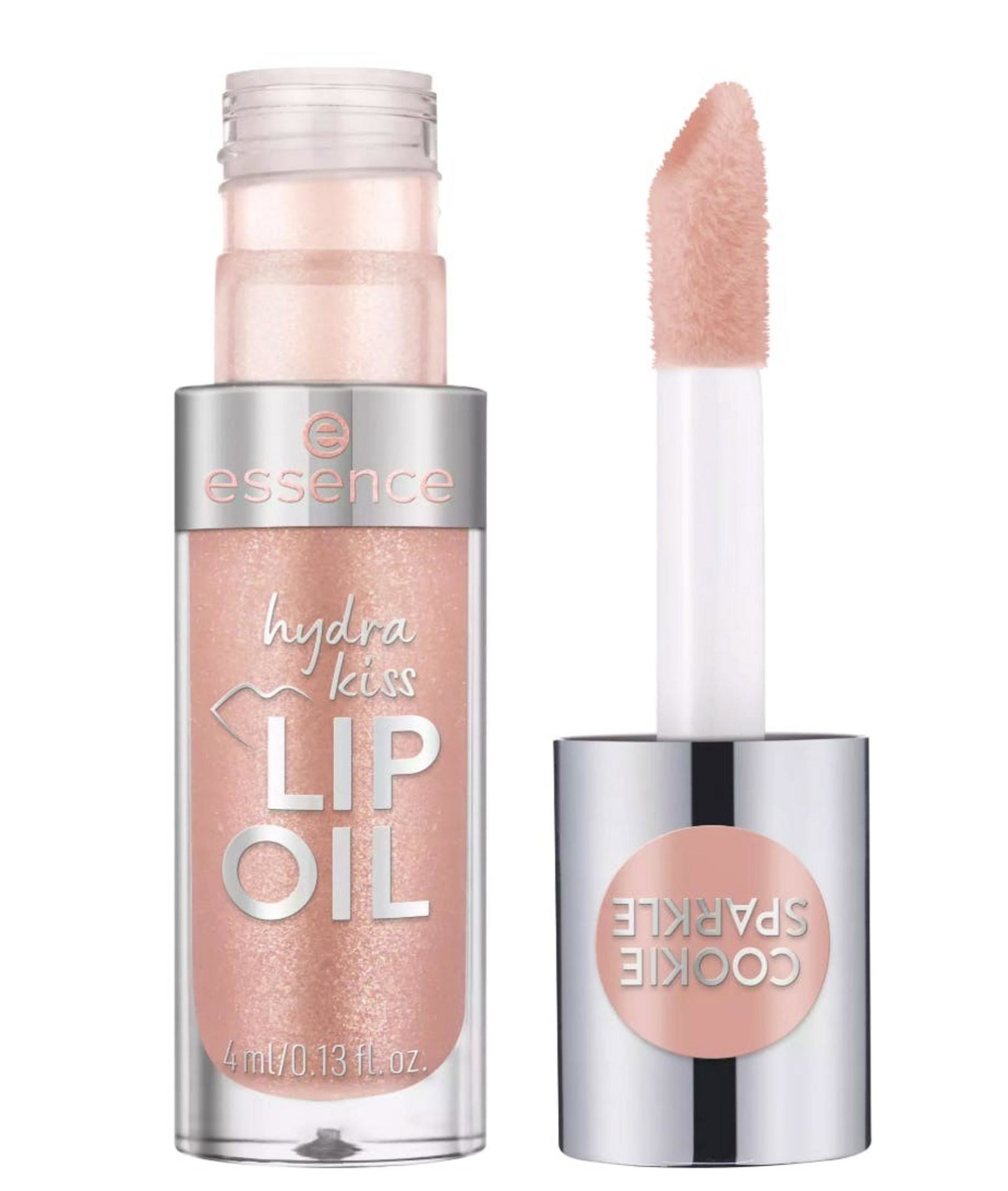 Essence Essence Hydra Kiss Gloss Lip Oil — Хидратиращо масло за устни, 4 мл — 09 Cookie Sparkle 2