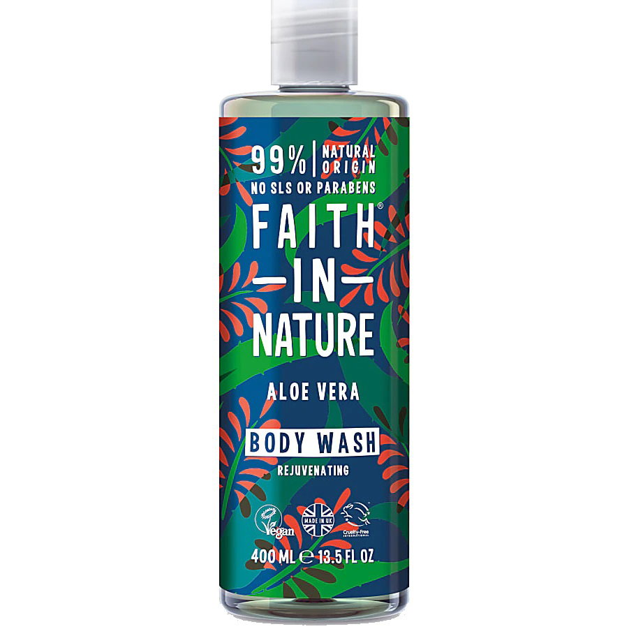 Faith In Nature Faith In Nature Aloe Vera Rejuvenating — Подмладяващ душ гел, 400 мл 1
