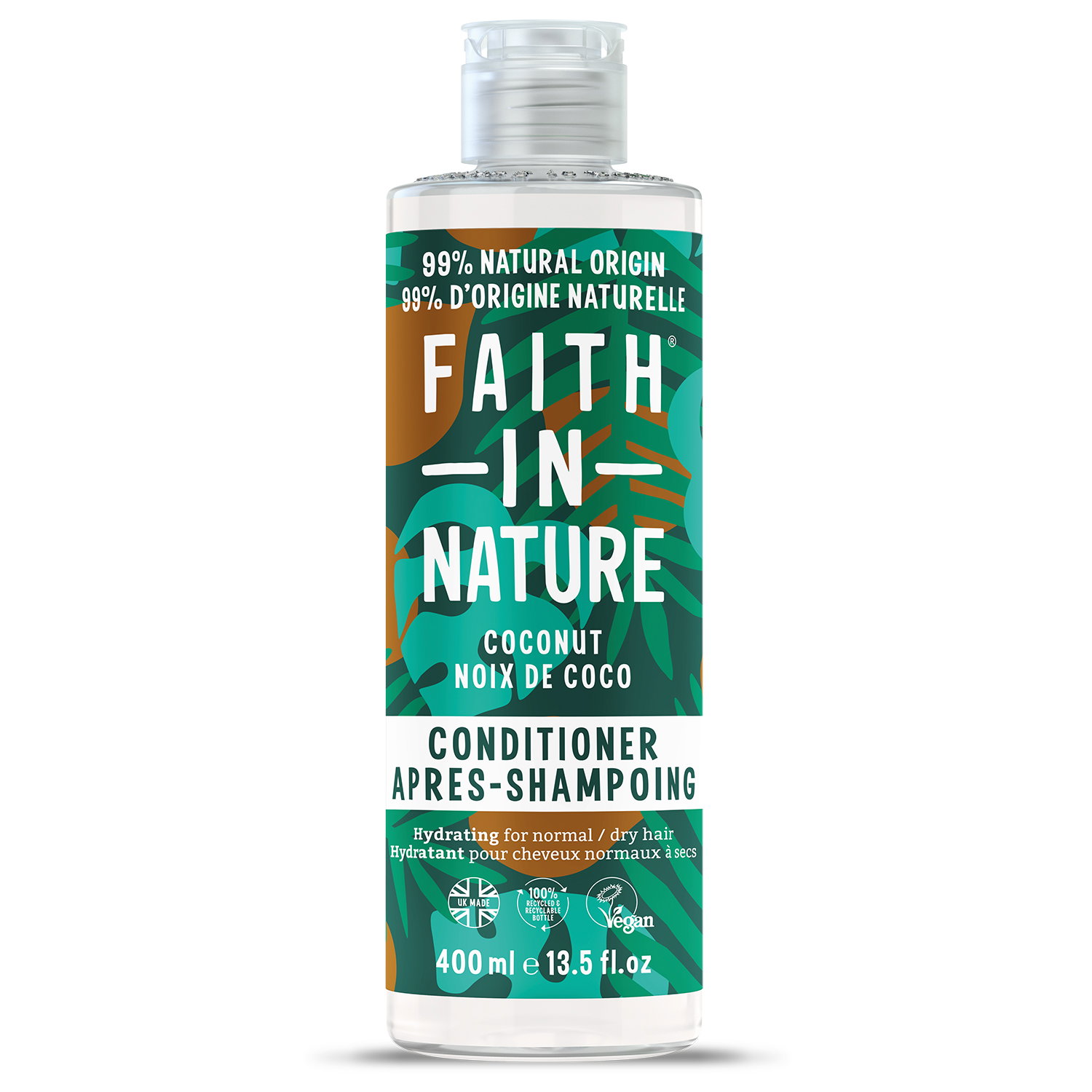 Faith In Nature Faith In Nature Coconut Hair — Хидратиращ и омекотяващ балсам за коса, 400 мл 1