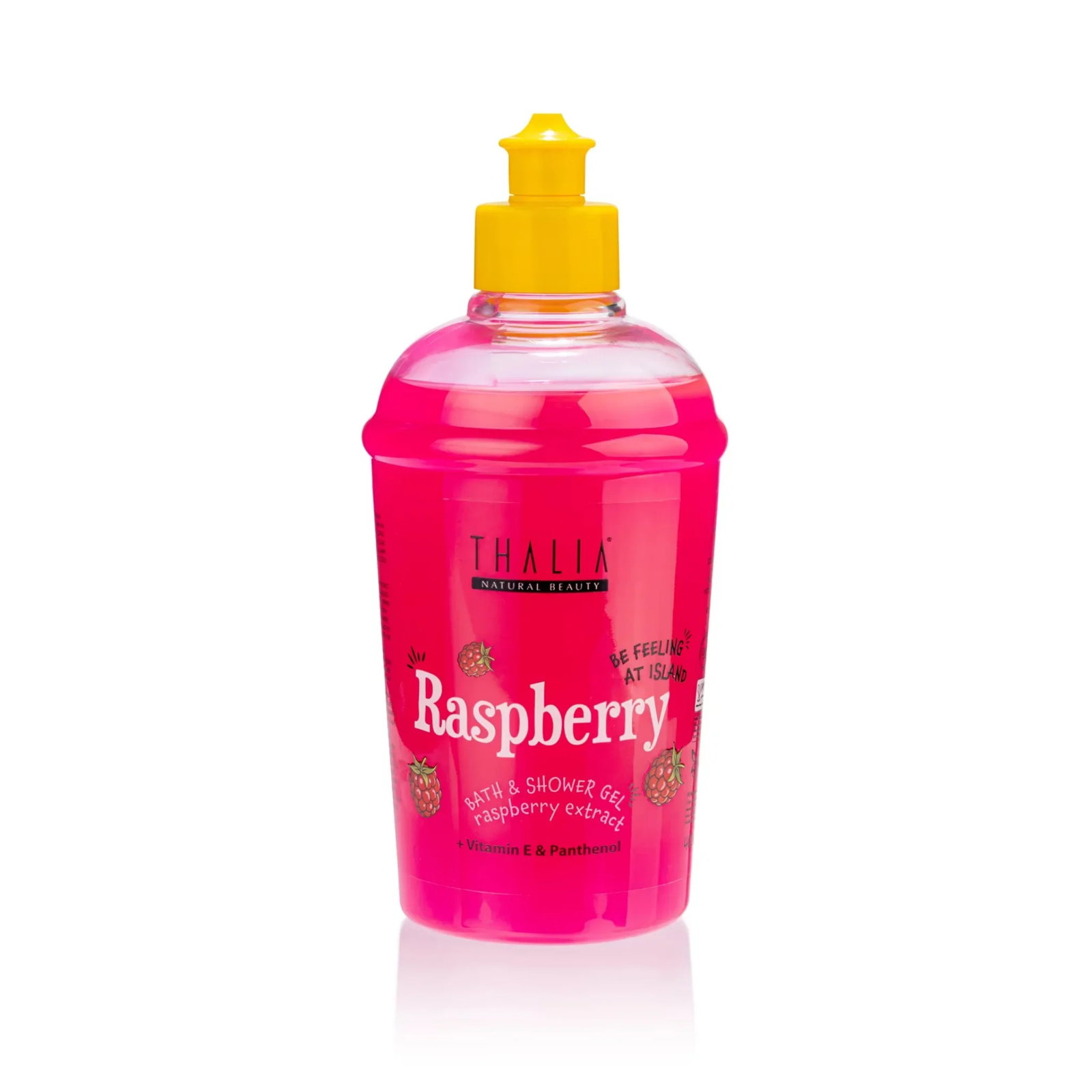 Thalia Natural Beauty Thalia Natural Beauty Raspberry — Хидратиращ и успокояващ душ гел за всеки тип кожа, 400 мл 1