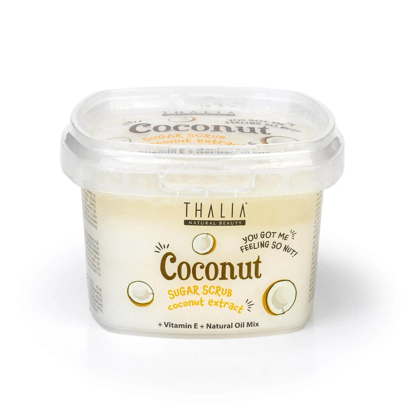 Thalia Natural Beauty Thalia Natural Beauty Coconut Smoothing — Заглаждащ скраб за тяло, 300 мл 1