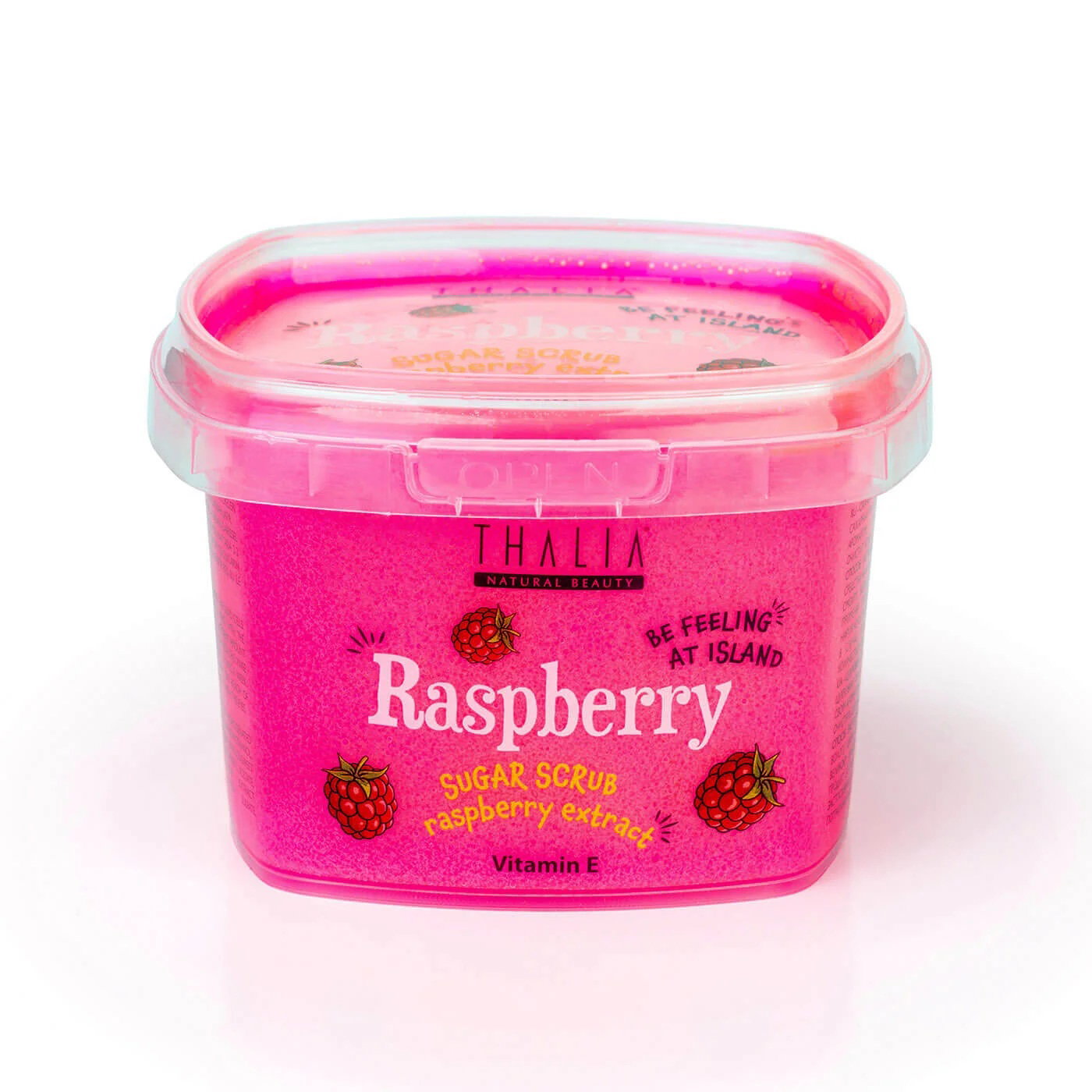 Thalia Natural Beauty Thalia Natural Beauty Raspberry Smoothing — Заглаждащ скраб за тяло, 300 мл 1