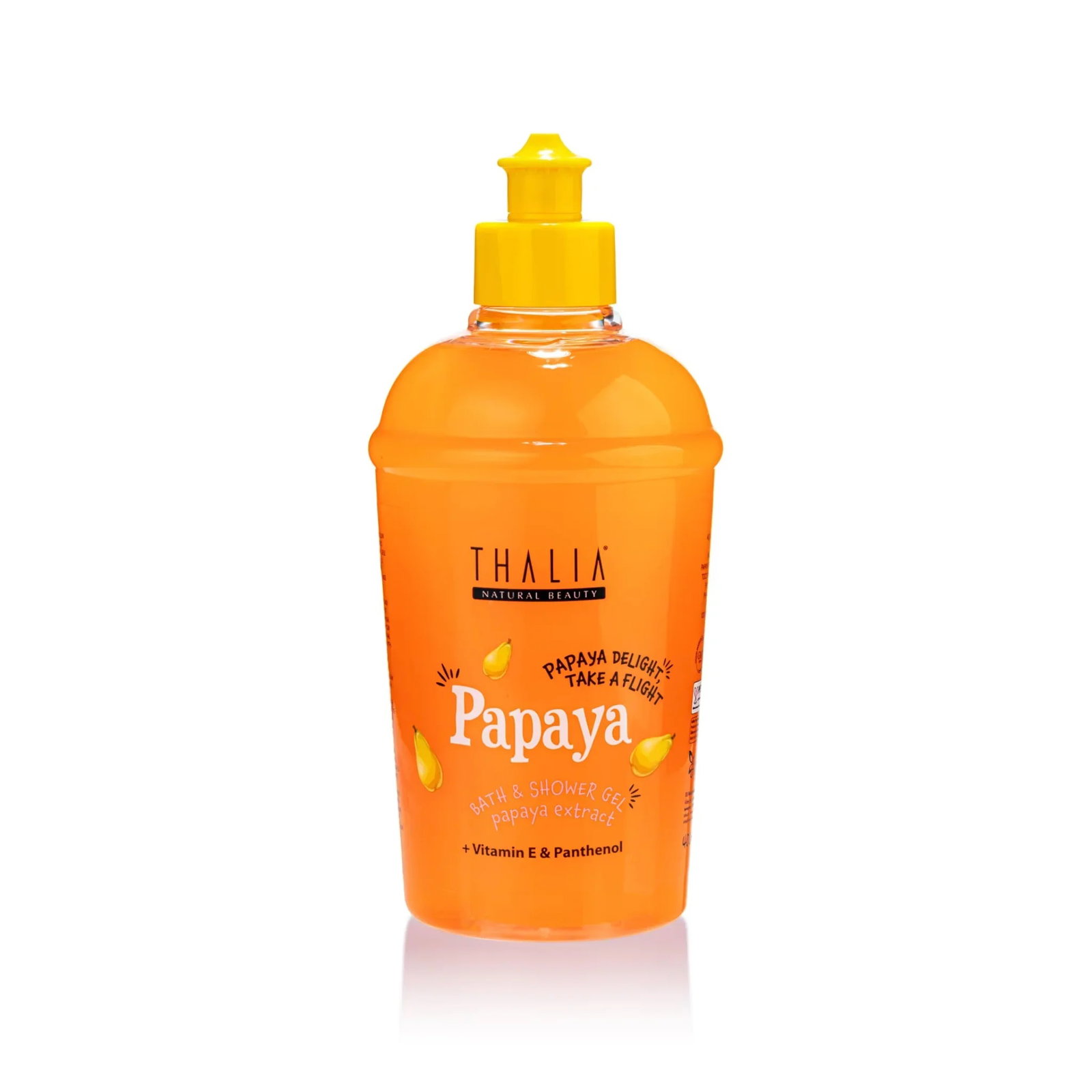 Thalia Natural Beauty Thalia Natural Beauty Papaya Cleansing & Hydrating — Хидратиращ и почистващ течен сапун за тяло и ръце, 400 мл 1