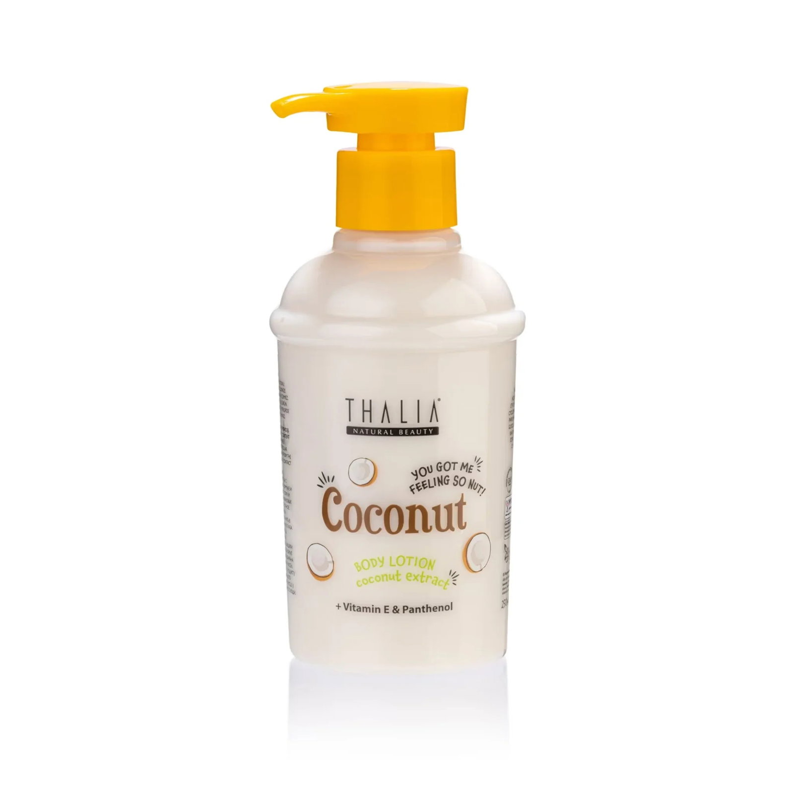 Thalia Natural Beauty Thalia Natural Beauty Coconut — Хидратиращ и освежаващ лосион за тяло за ръце, 250 мл 1