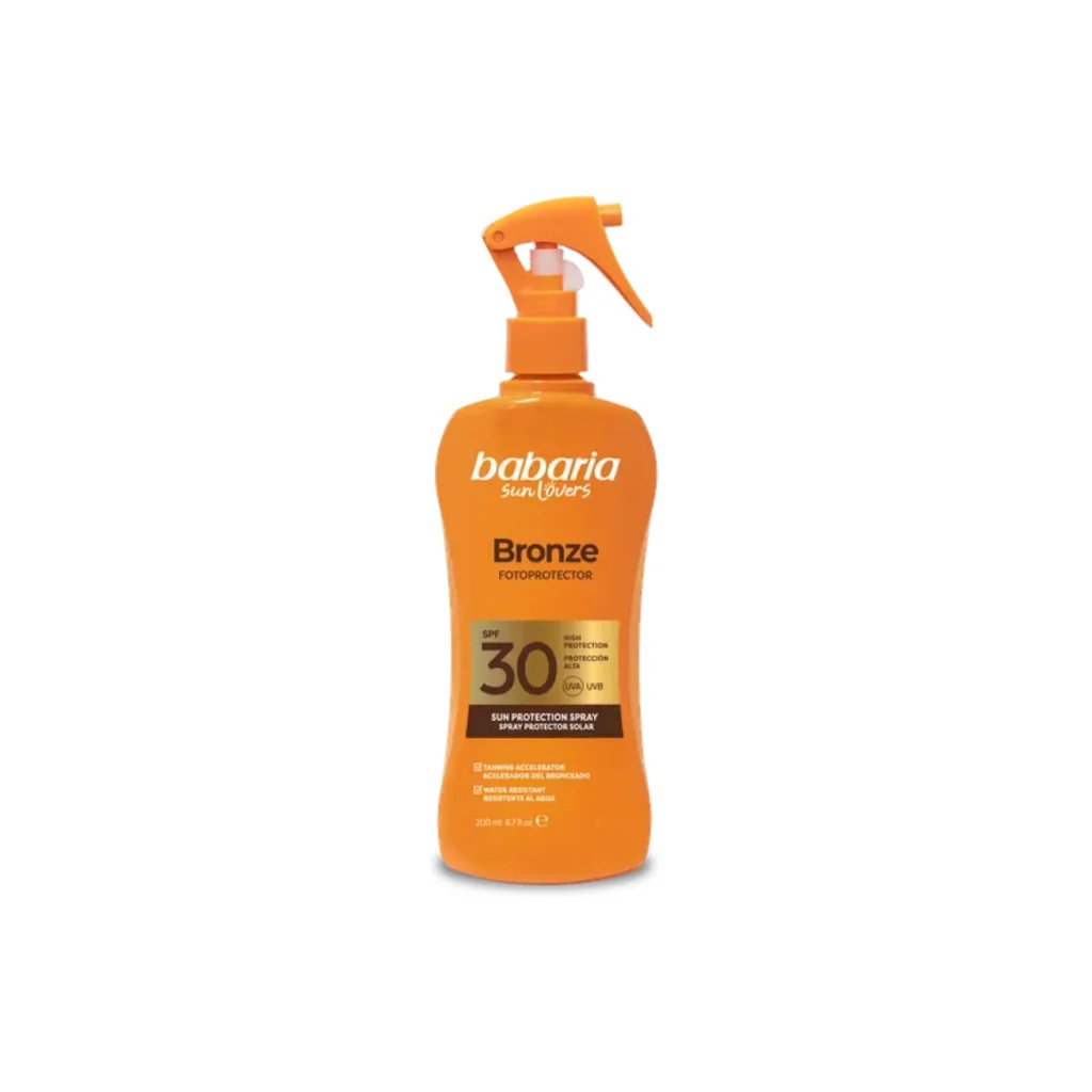 Babaria Babaria Bronze Fotoprotector — Хидратиращ и защитен слънцезащитен крем с SPF 30, 200 мл 1
