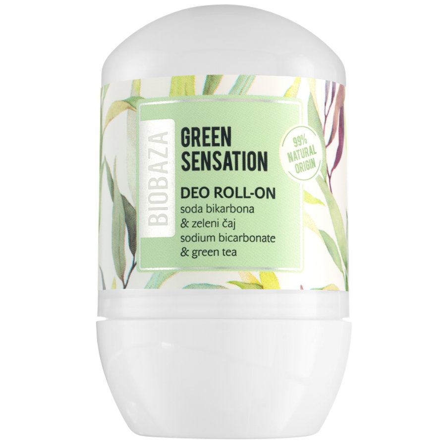 Biobaza Biobaza Green Sensation Natural Ingredients Green — Дезодорант за жени, 50 мл 1