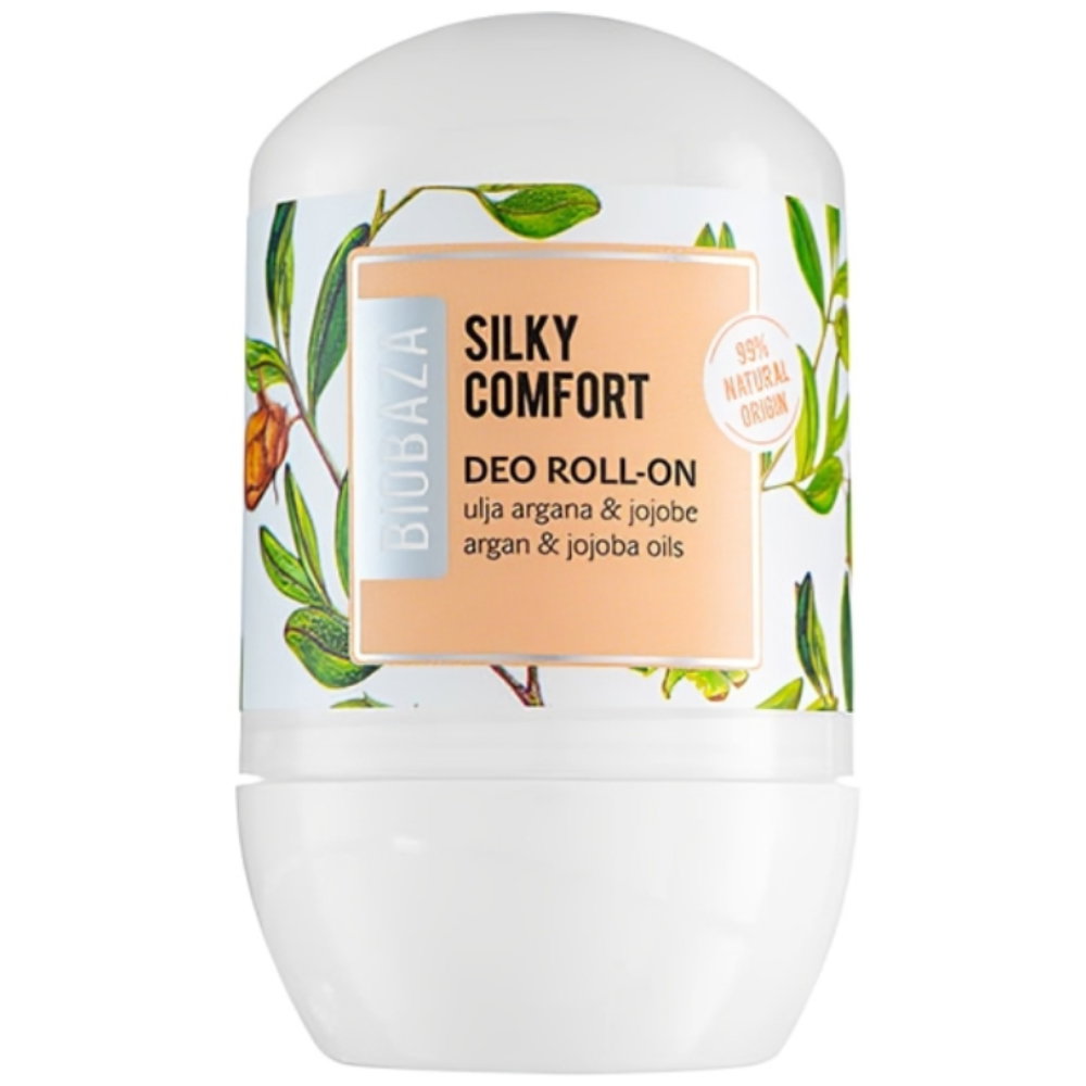 Biobaza Biobaza Silky Comfort Natural Ingredients Refreshing & Protecting Fresh & Clean — Освежаващ и предпазващ дезодорант, 50 мл 1