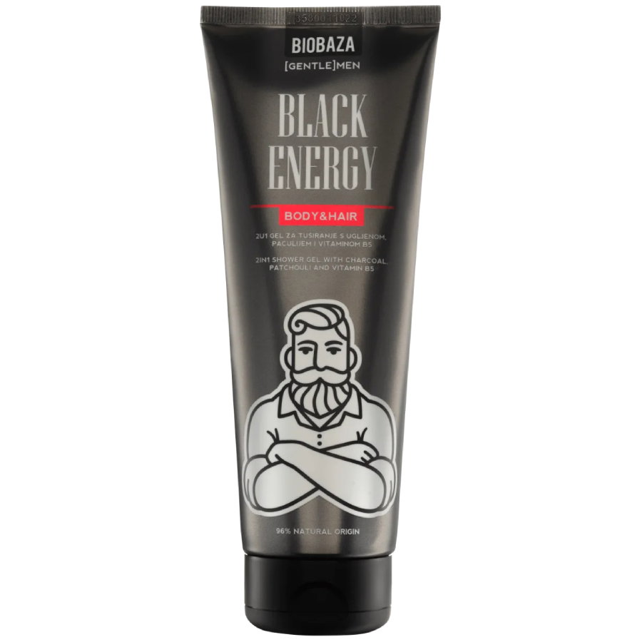 Biobaza Biobaza Black Energy — Дълбоко почистващ шампоан, 220 мл 1