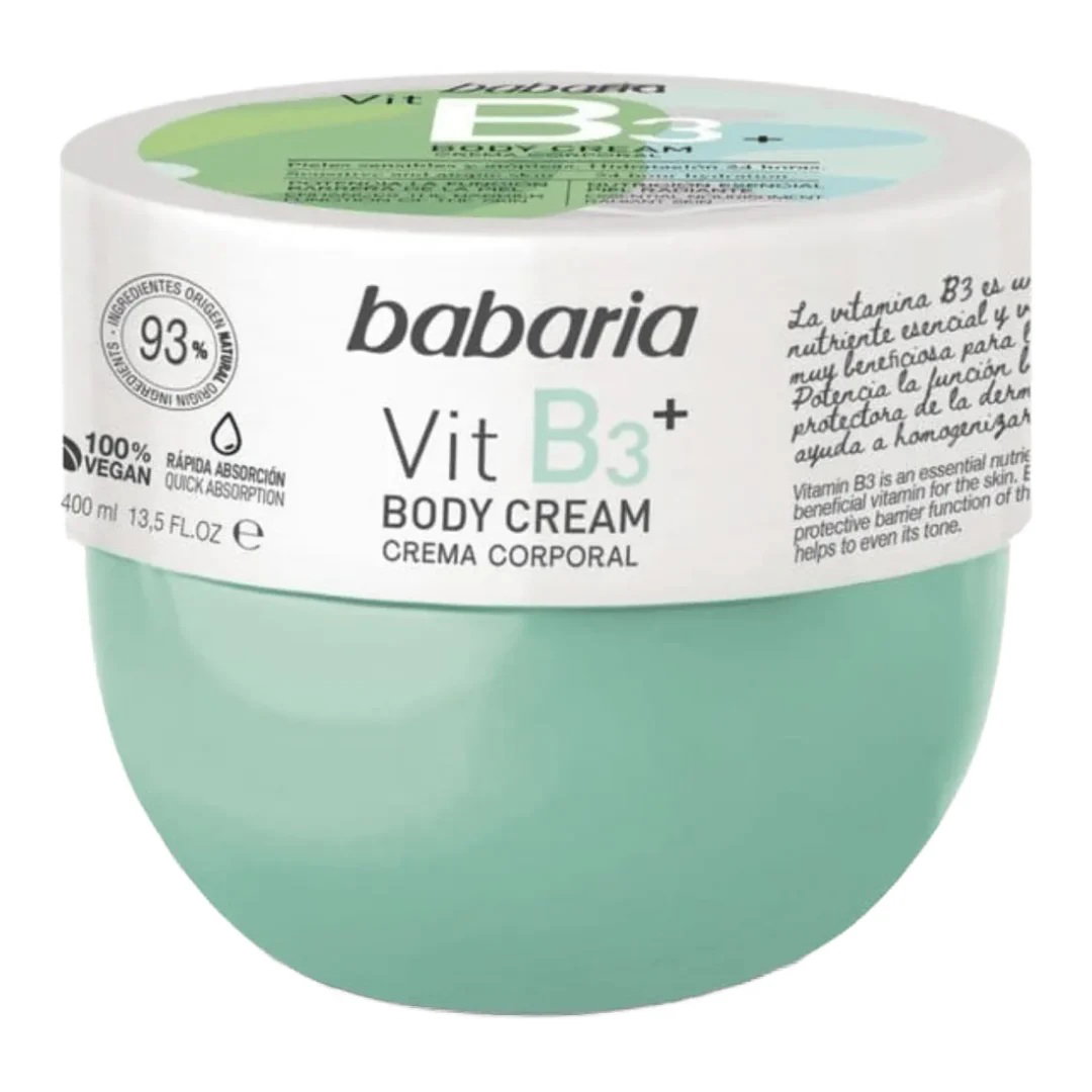 Babaria Babaria Vitamin B3 — Хидратиращ и подхранващ лосион за тяло за, 400 мл 1