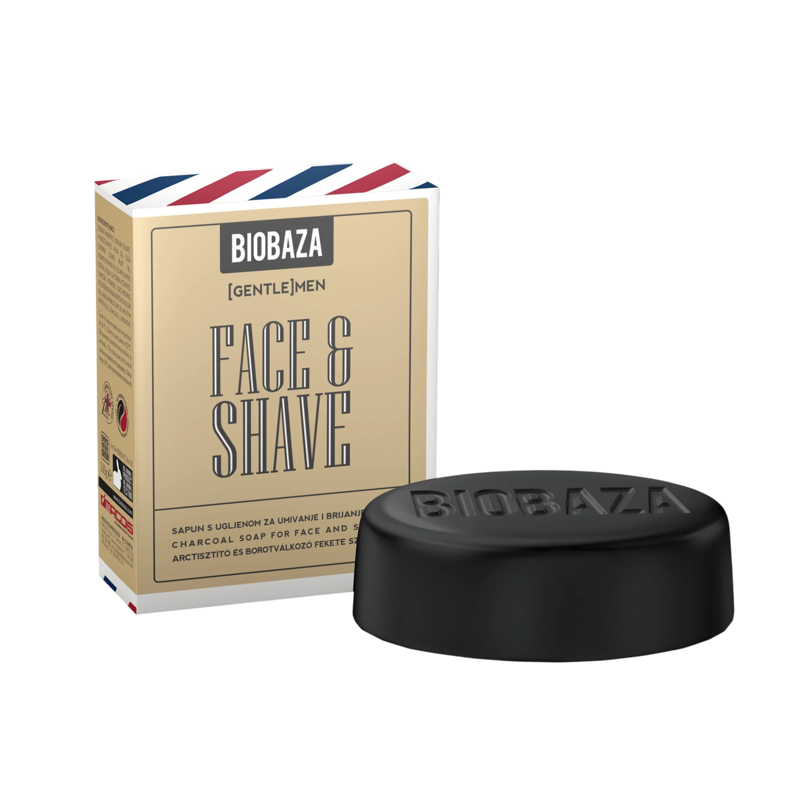 Biobaza Biobaza Black Energy Charcoal Sebum-Regulating — Регулиращ продукт за бръснене, 100 г 1