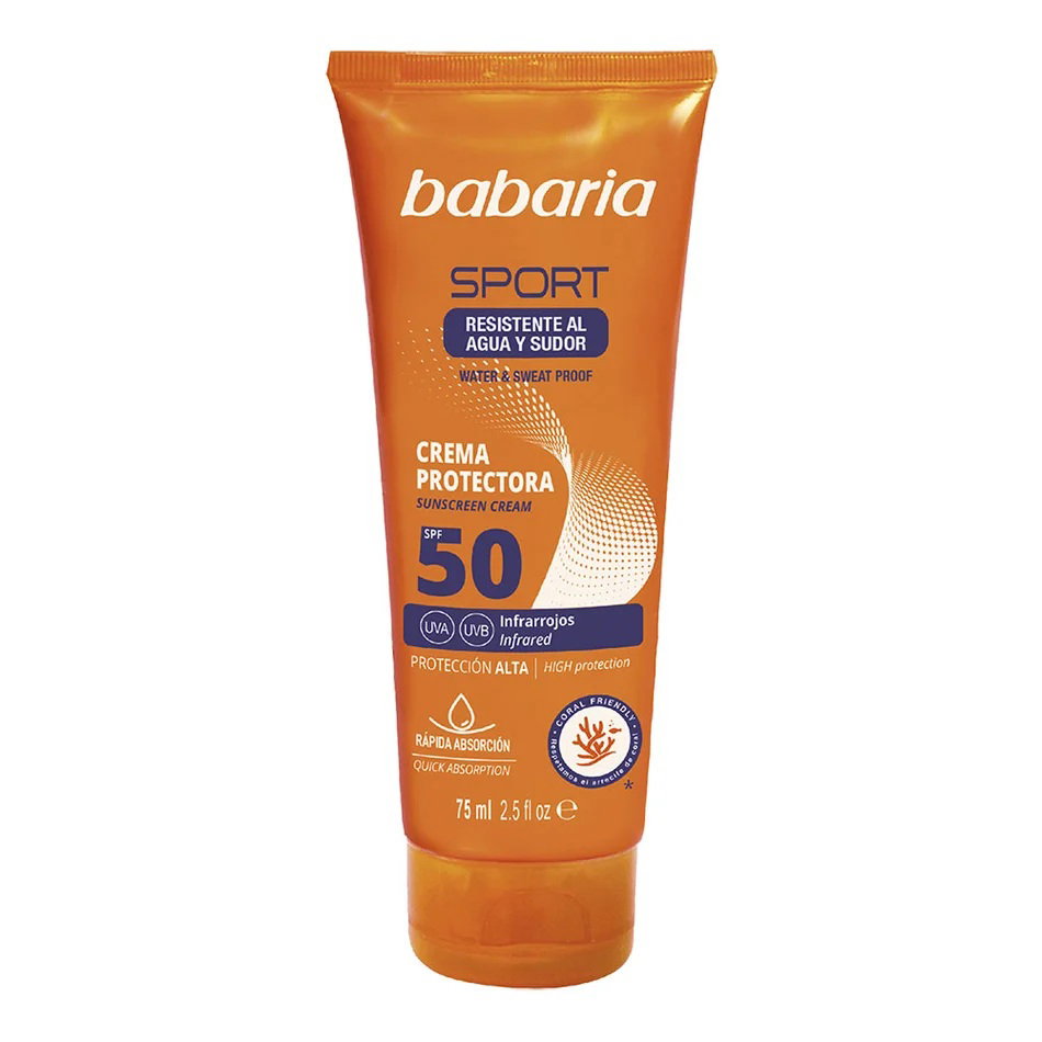 Babaria Babaria Sport Sun Protection — Слънцезащитен крем с SPF 50, 75 мл 1