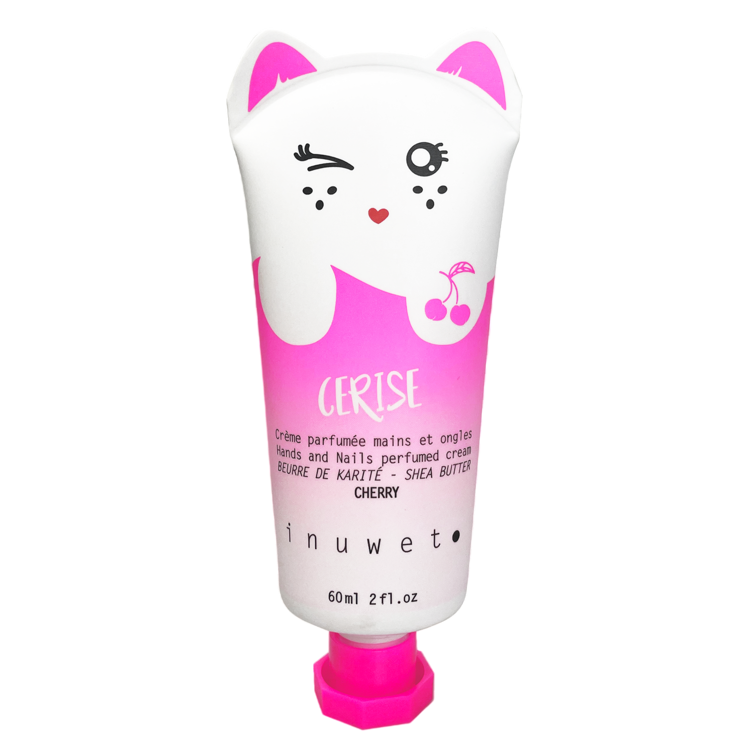 Inuwet Inuwet Cherry Vegan Hydrating & Nourishing Hand Cream Fruity — Хидратиращ и подхранващ крем за ръце, 60 мл 1