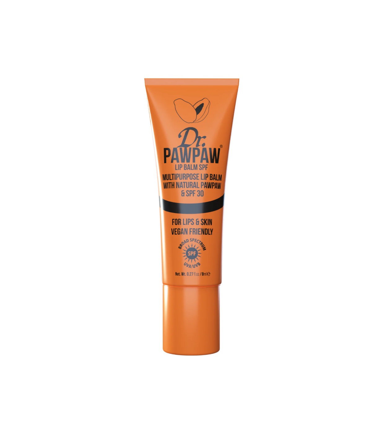 Dr. PawPaw Dr. PawPaw — Хидратиращ балсам за устни с SPF 30, 8 г 1