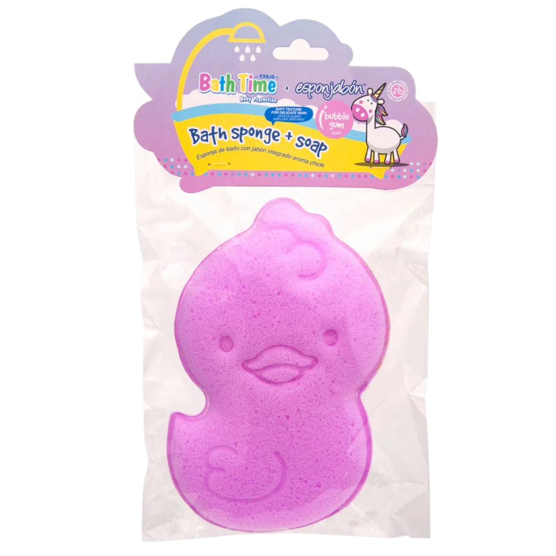 Esponjabon Esponjabon Bubble Gum Cleansing Gourmand Soap & 2-In-1 Body — Гъба за грим 1
