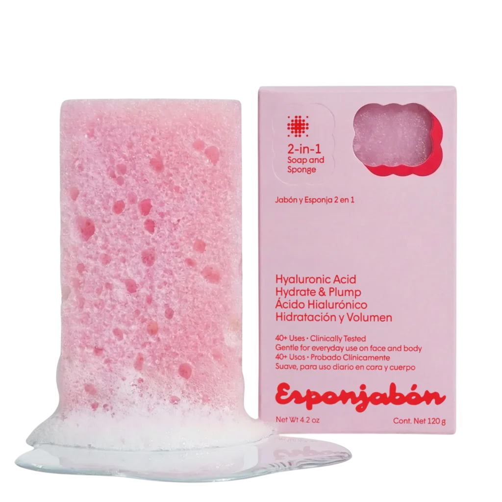 Esponjabon Esponjabon — Хидратиращ и почистващ сапун с хиалуронова киселина, 120 г 1