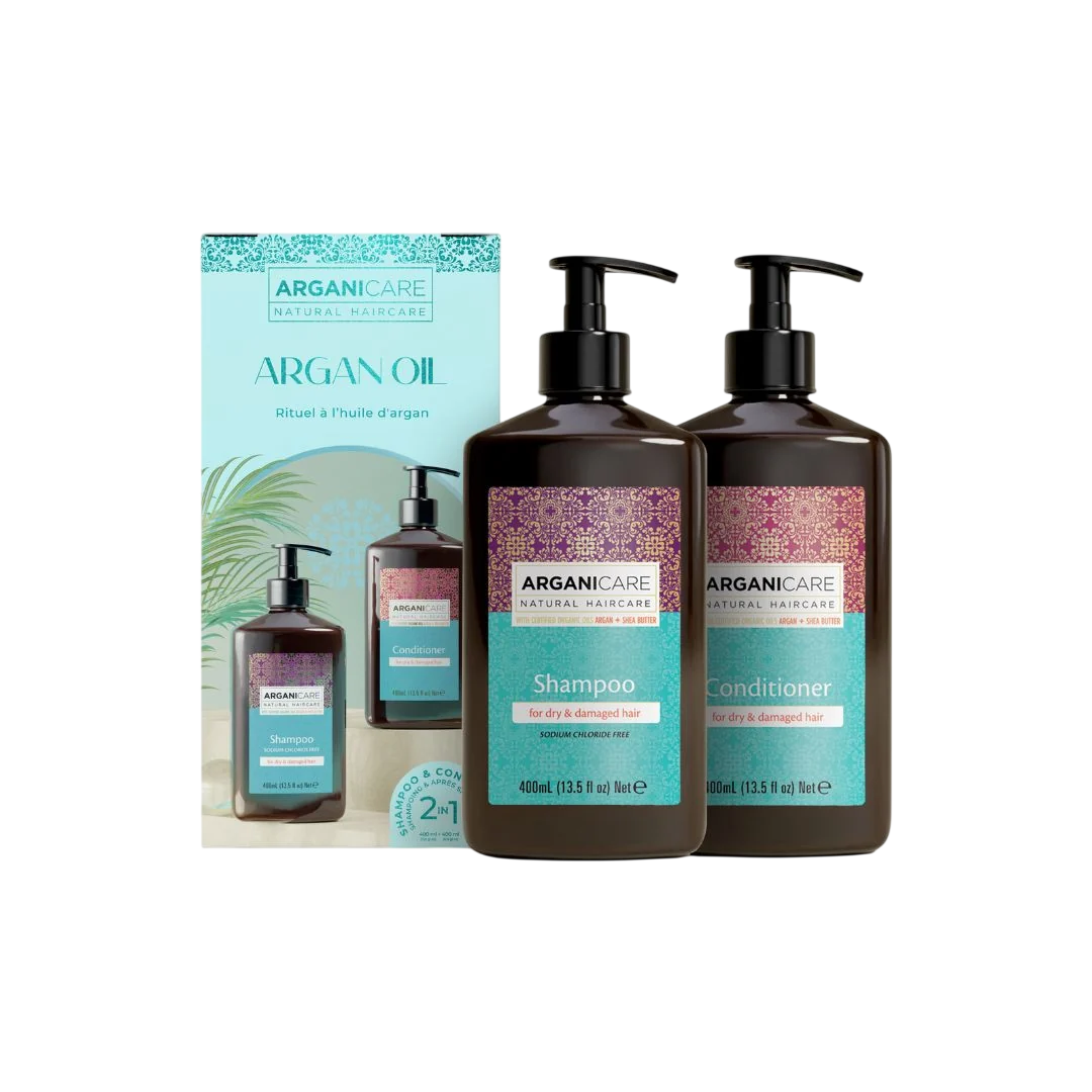 Arganicare Arganicare Argan Oil & Shea Butter Hair — Възстановяващ и хидратиращ шампоан, 400 мл КОМПЛЕКТ 1
