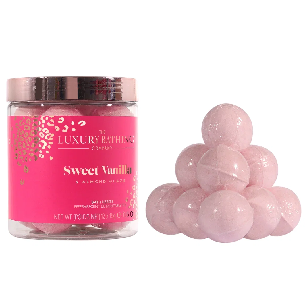 The Luxury Bathing Company The Luxury Bathing Company Set Sweet Vanilla & Almond Glaze Foot Bath Salt 10 pcs 15 g 1
